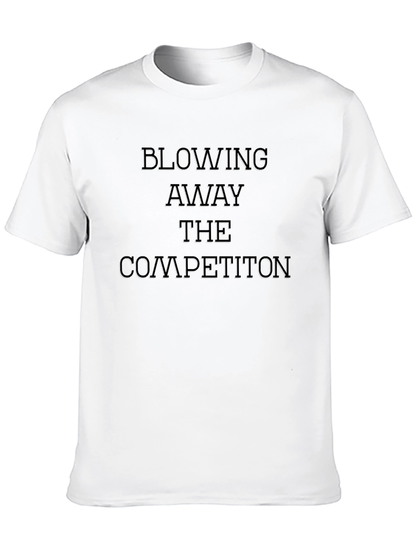 Blowing Away Competition Black Graphic Tee