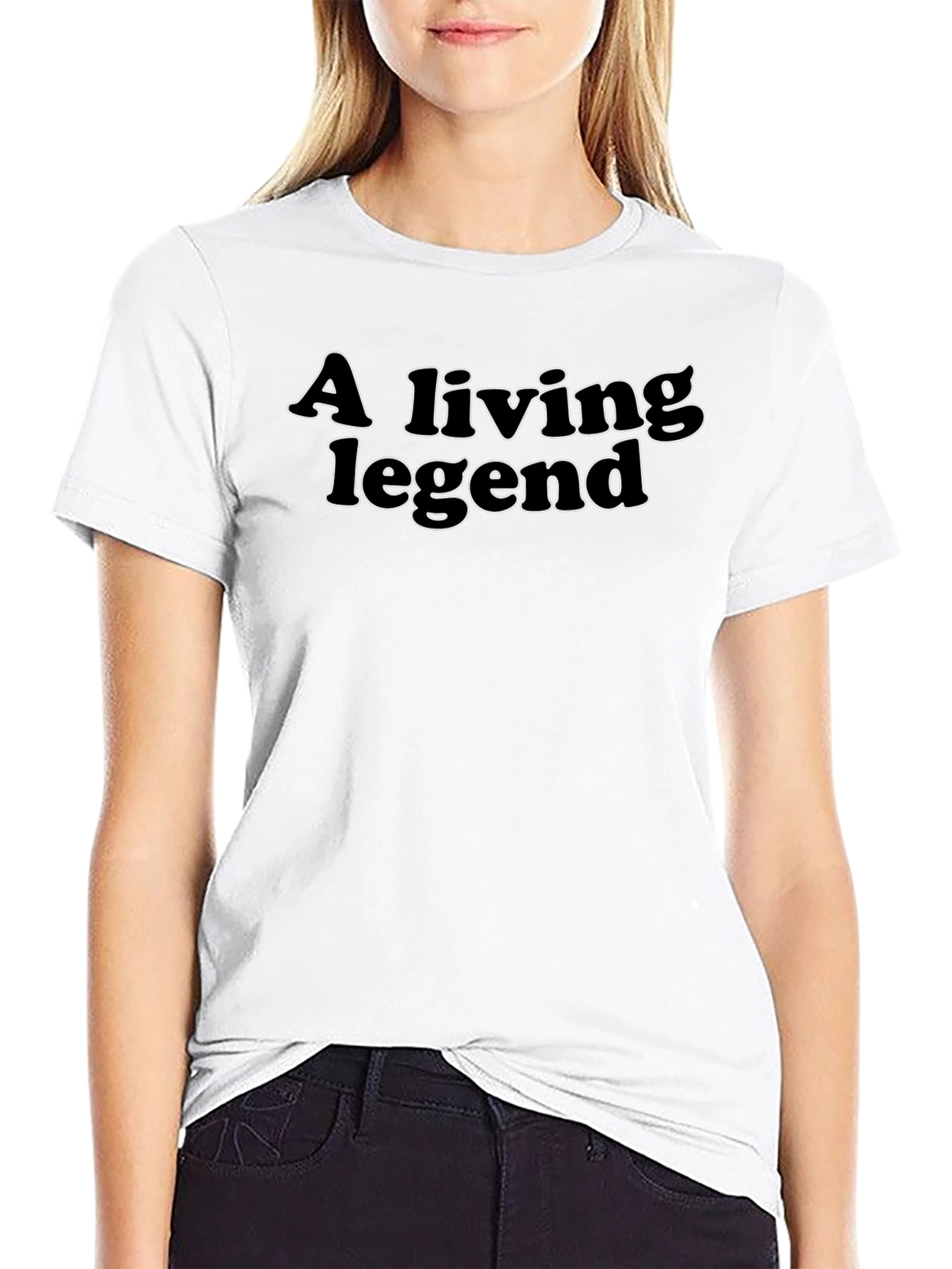 A Living Legend Black Graphic Tee