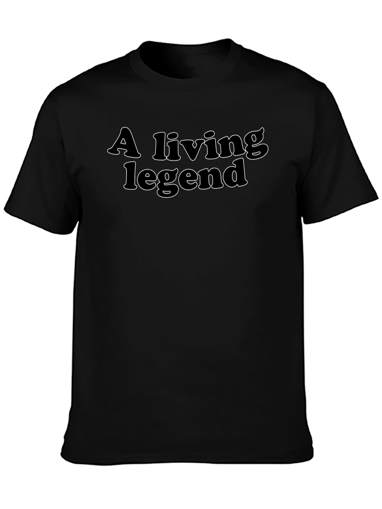 A Living Legend Black Graphic Tee