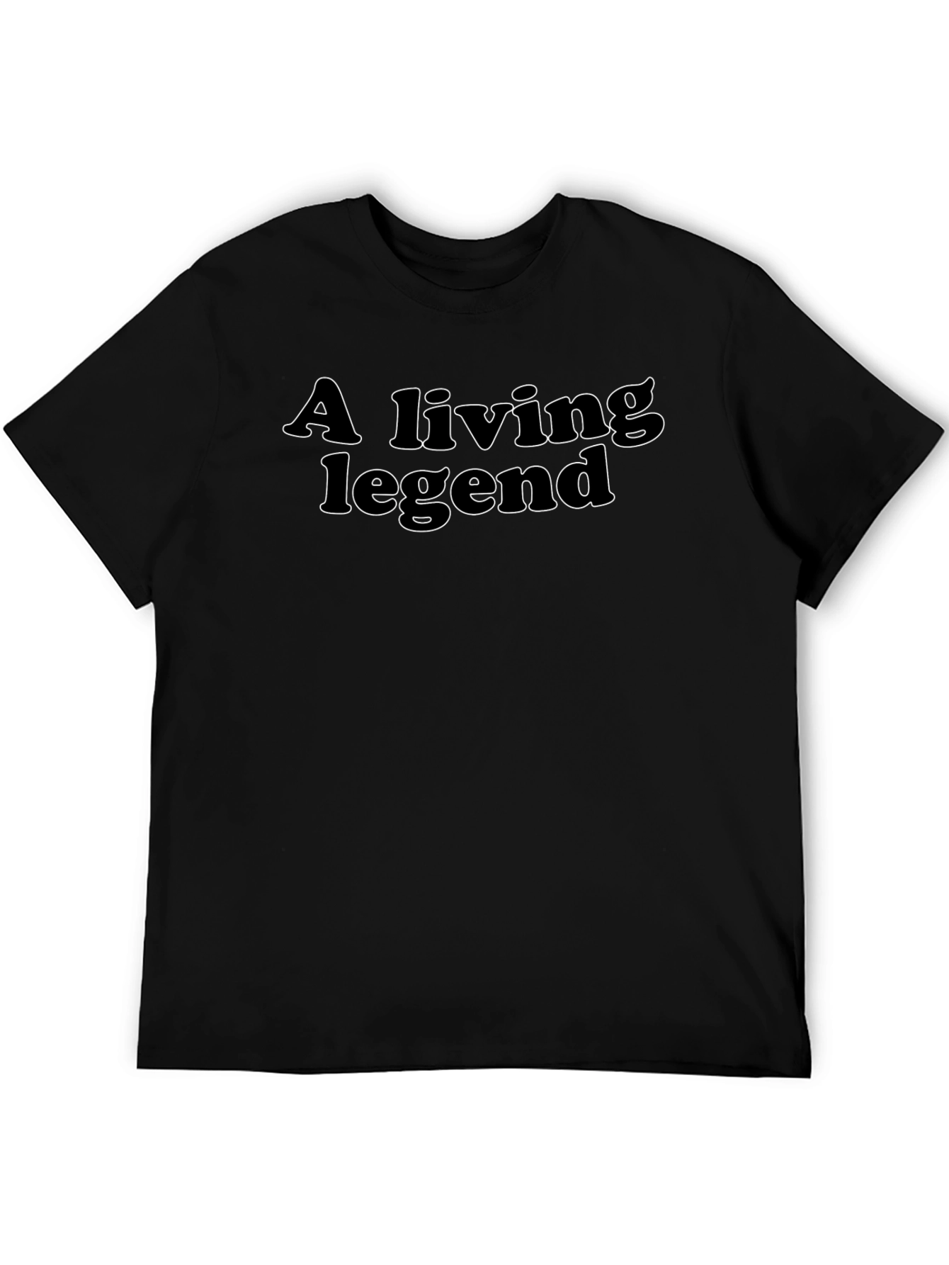 A Living Legend Black Graphic Tee