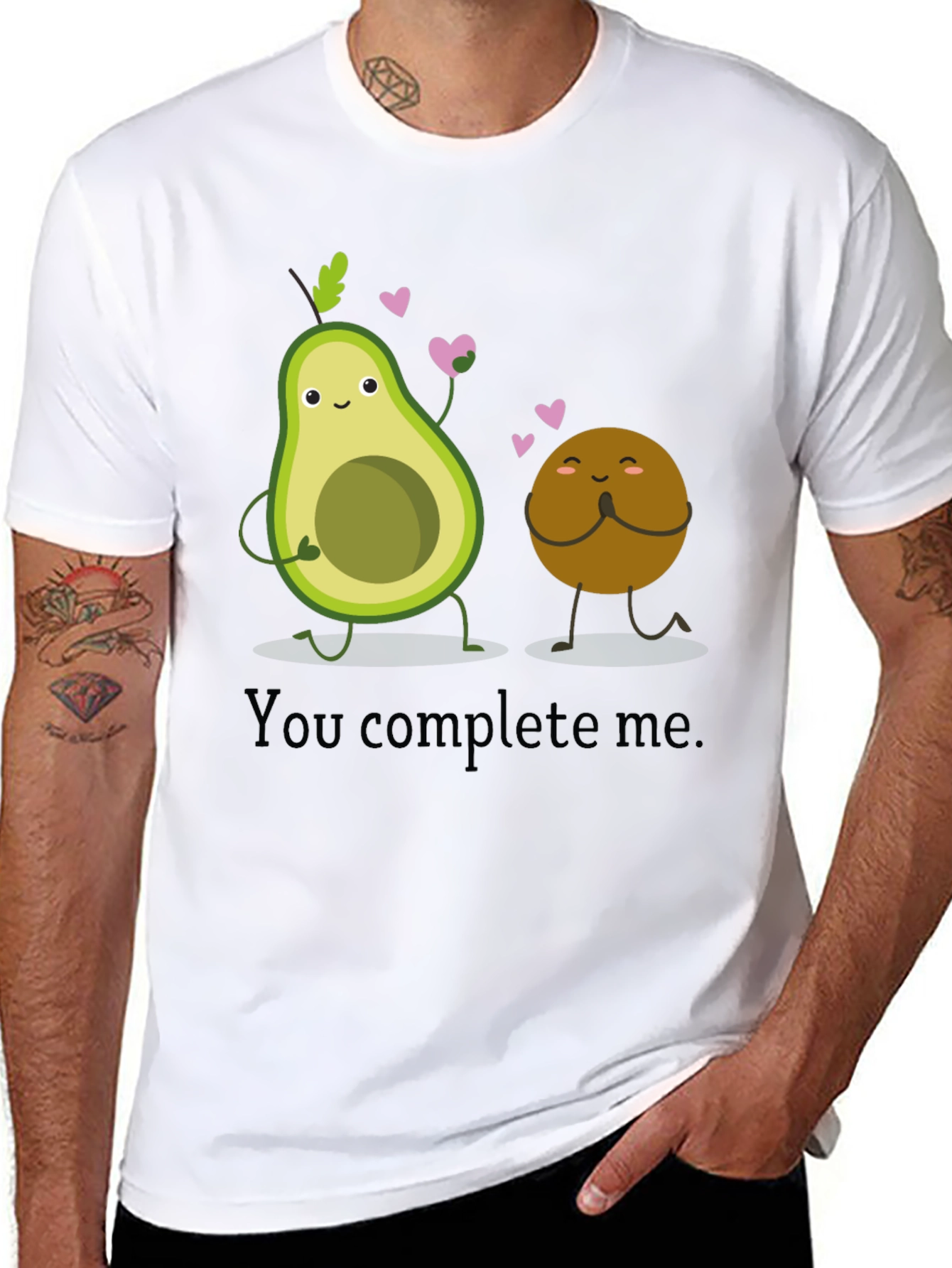 You Complete Me Avocado Graphic Tee