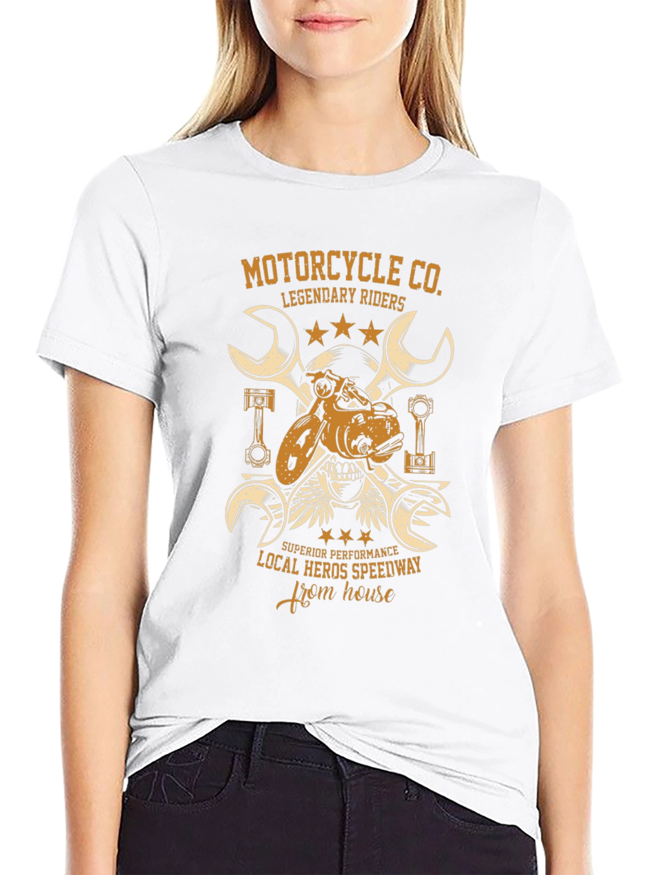 Motorcycle Co. Rider Graphic Tee - Black