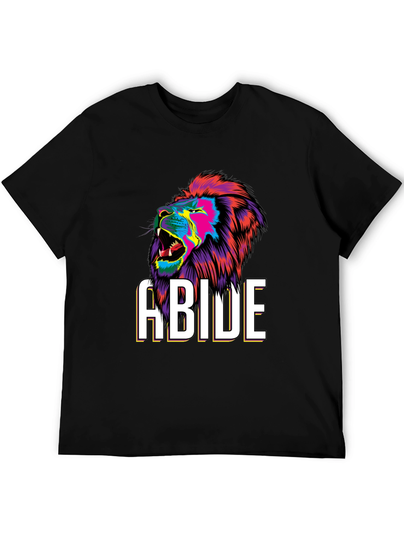 Abide Lion Graphic Tee - Bold Style