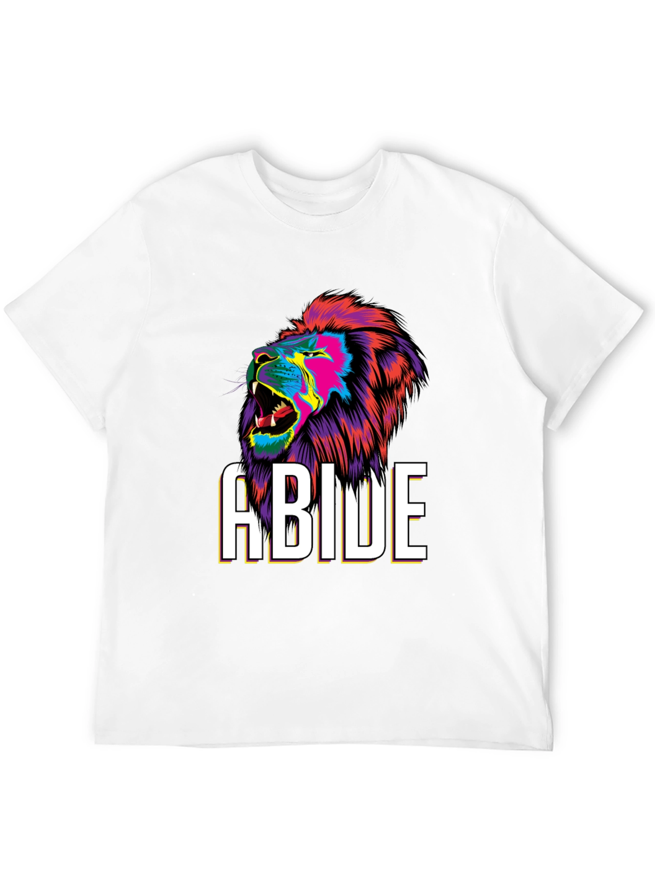 Abide Lion Graphic Tee - Bold Style