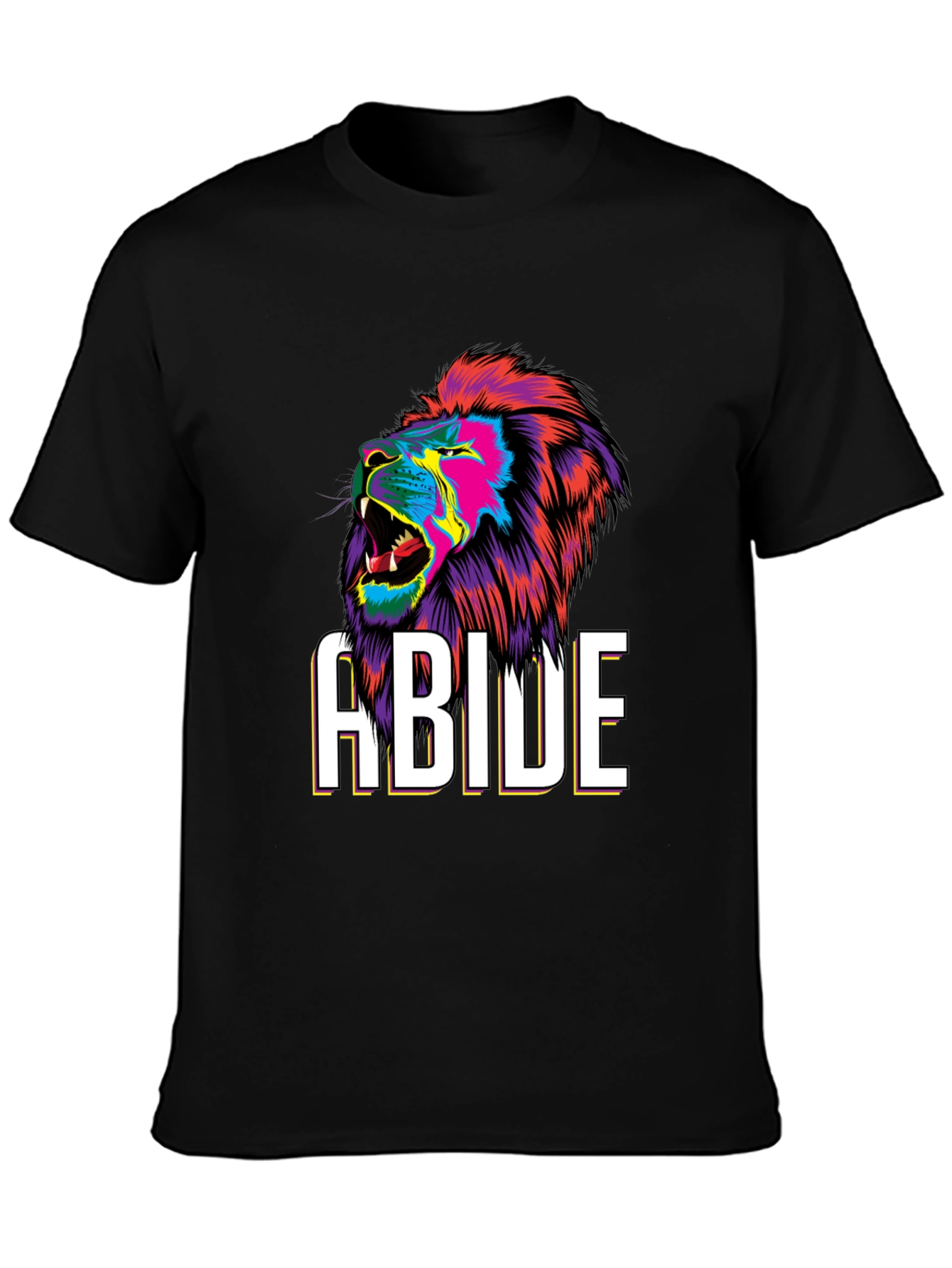 Abide Lion Graphic Tee - Bold Style
