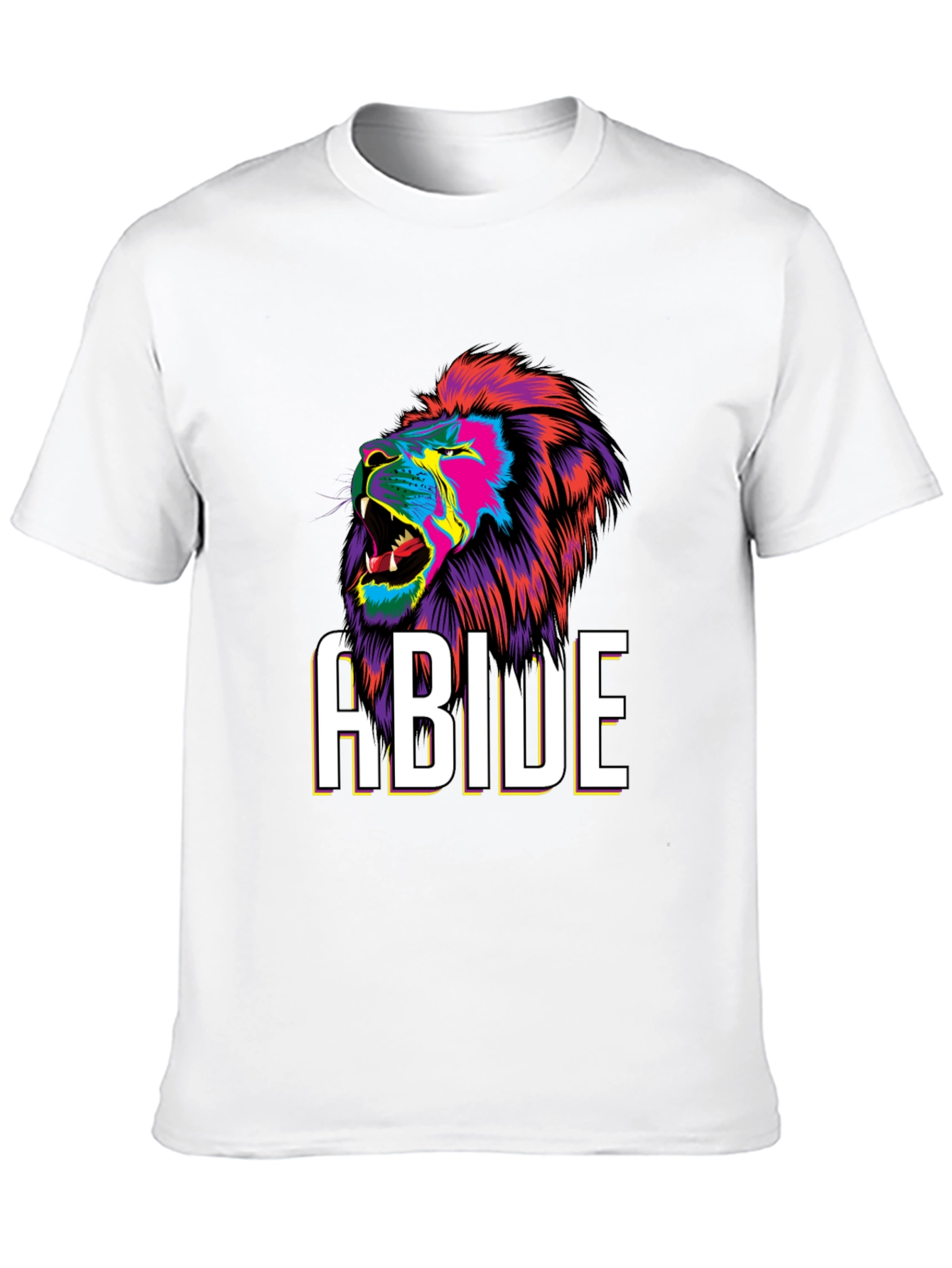 Abide Lion Graphic Tee - Bold Style