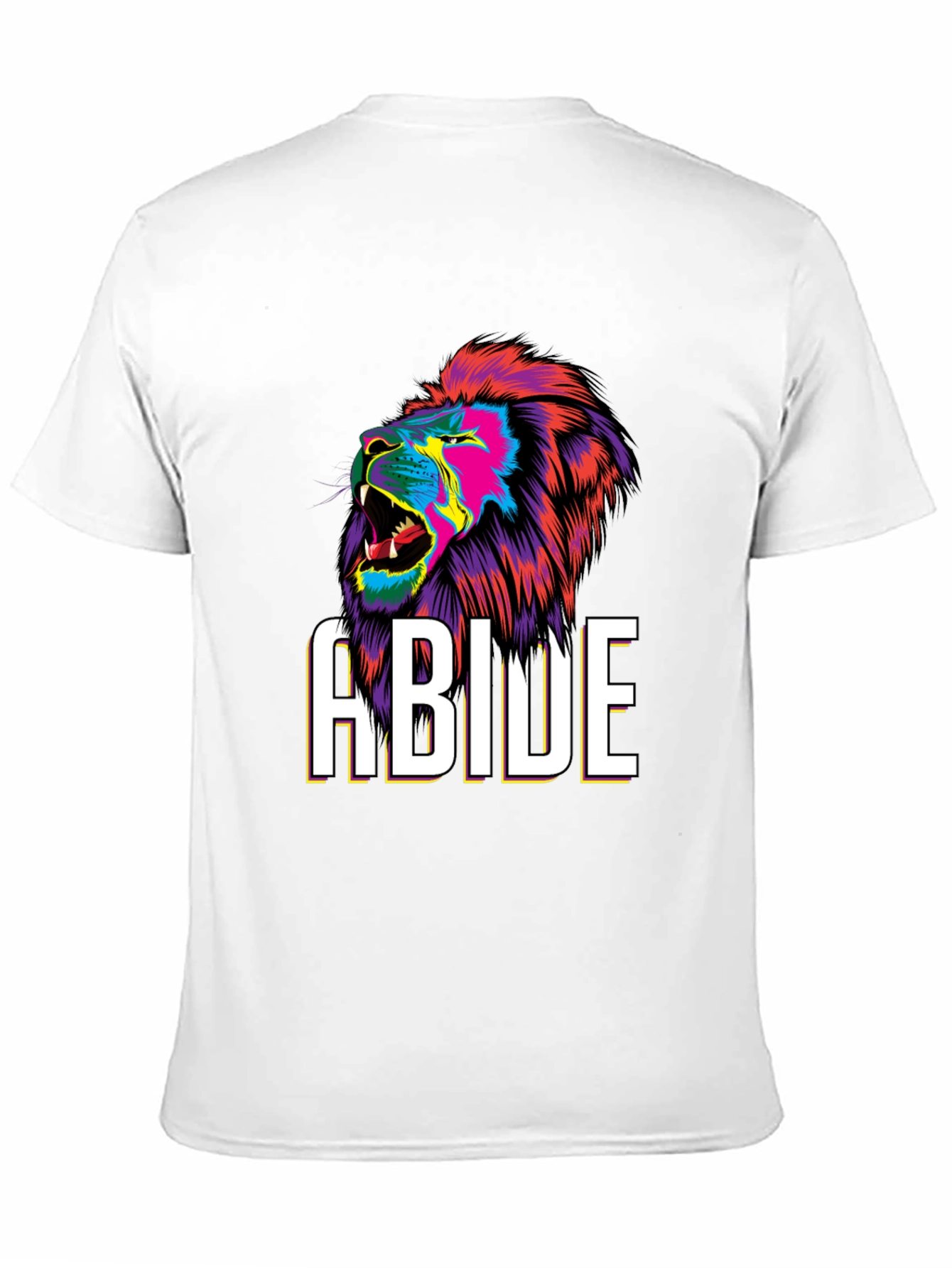 Abide Lion Graphic Tee - Bold Style