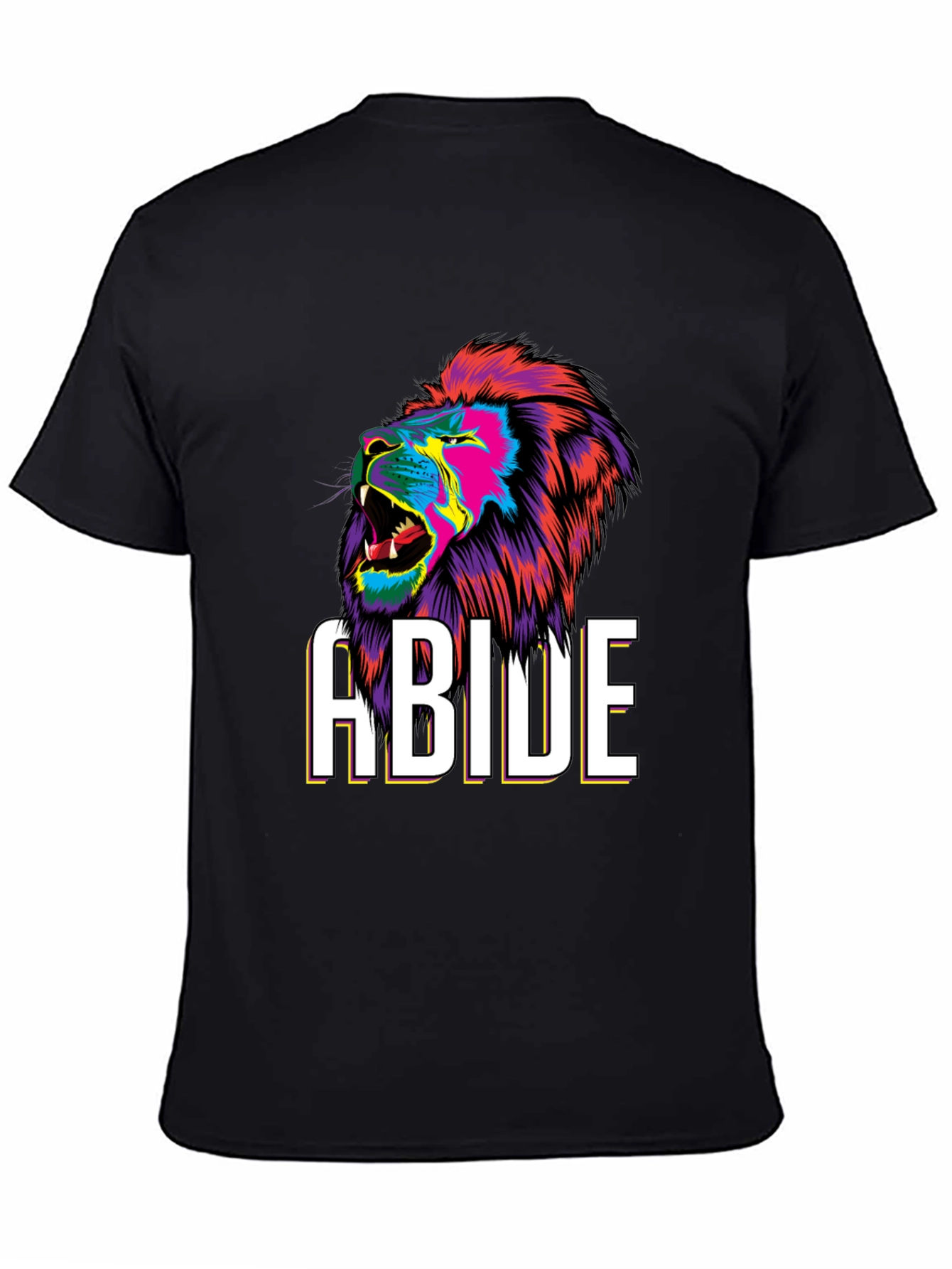 Abide Lion Graphic Tee - Bold Style