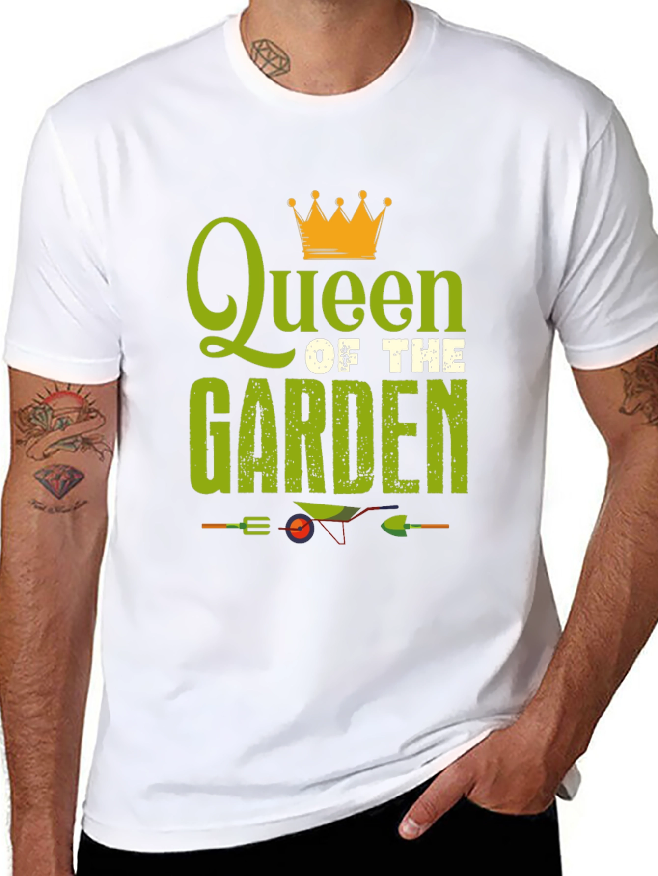 Queen of the Garden Black T-Shirt