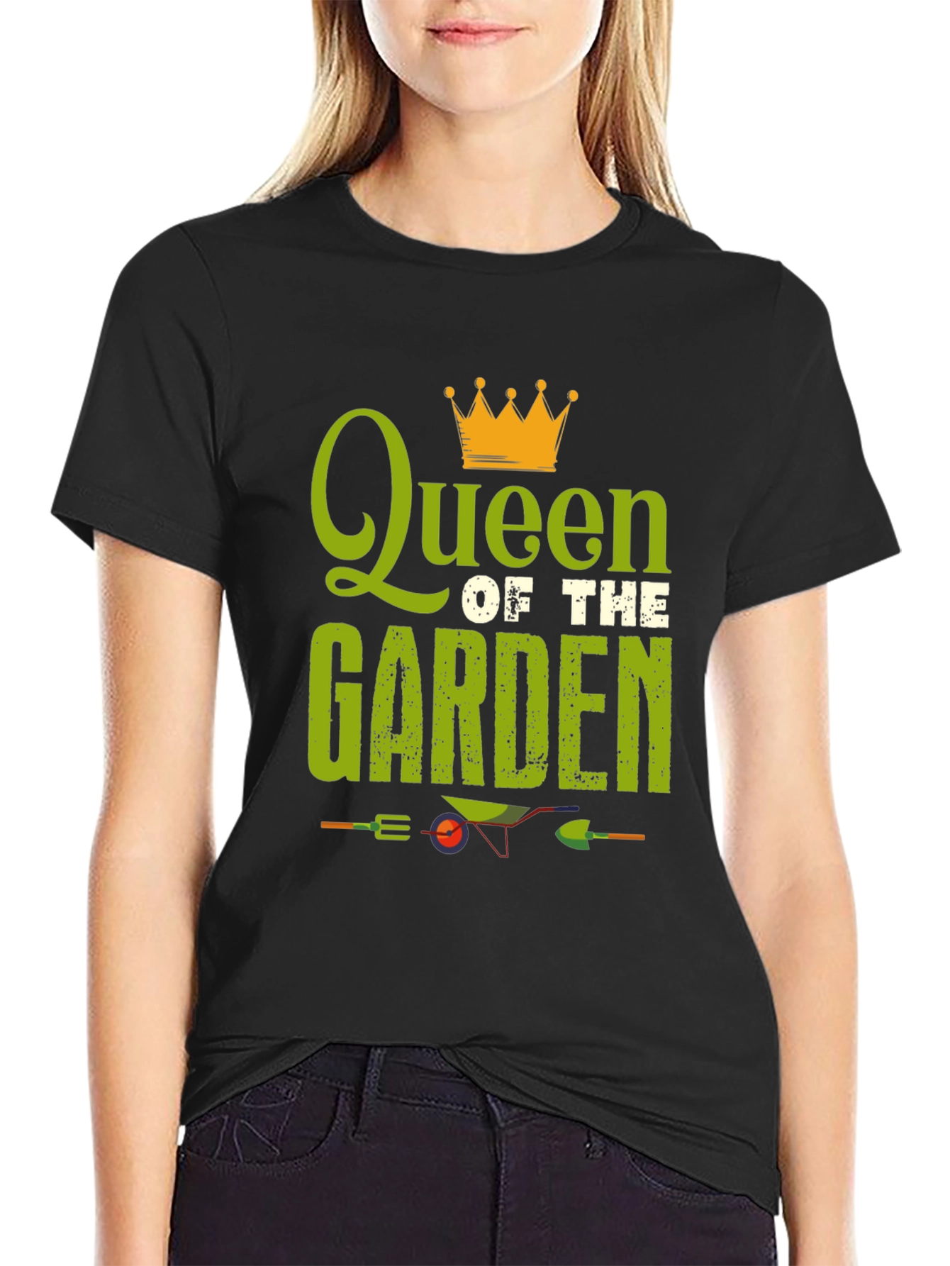 Queen of the Garden Black T-Shirt