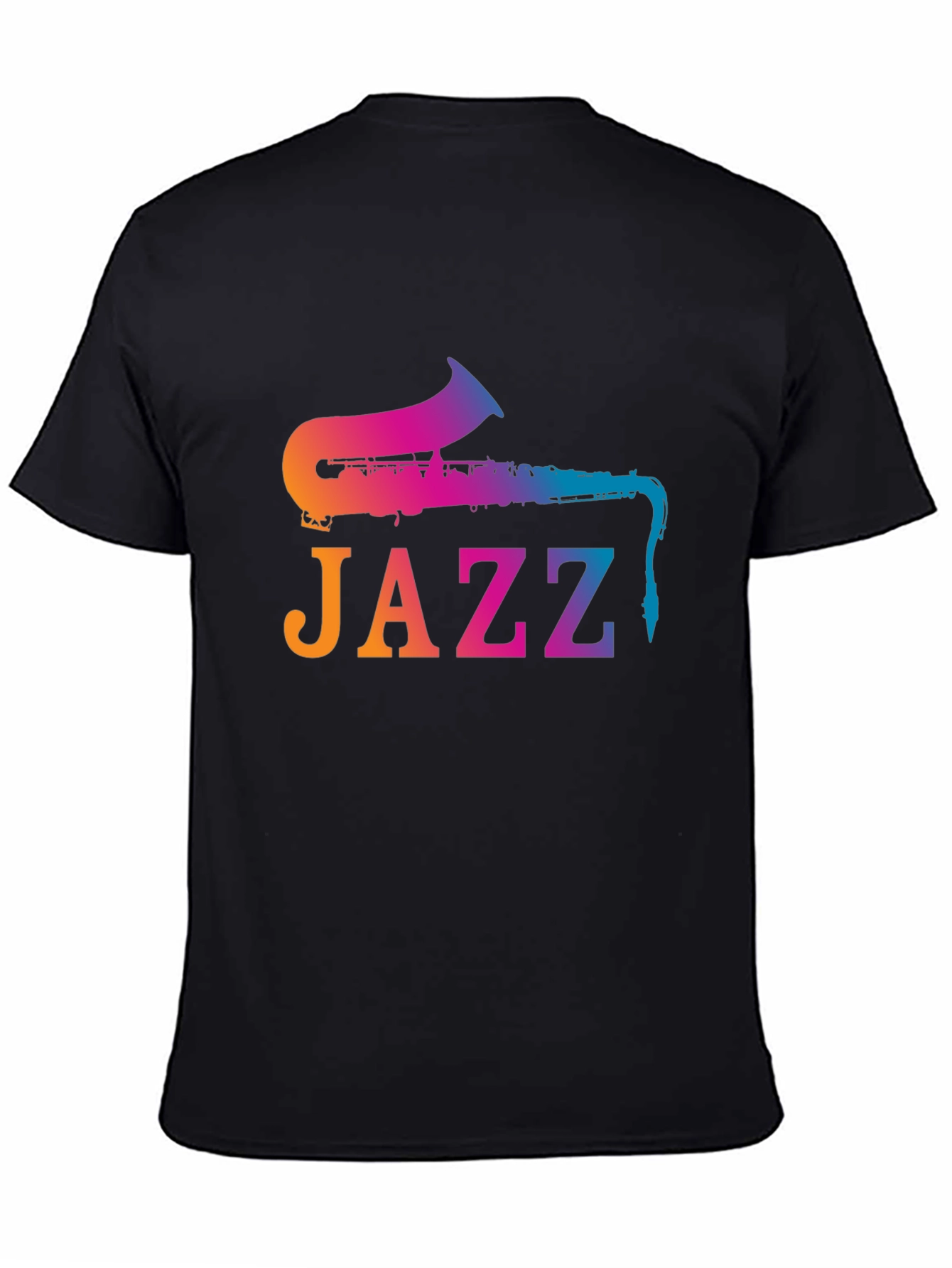Jazz Saxophone Gradient T-Shirt - Music Lover Tee