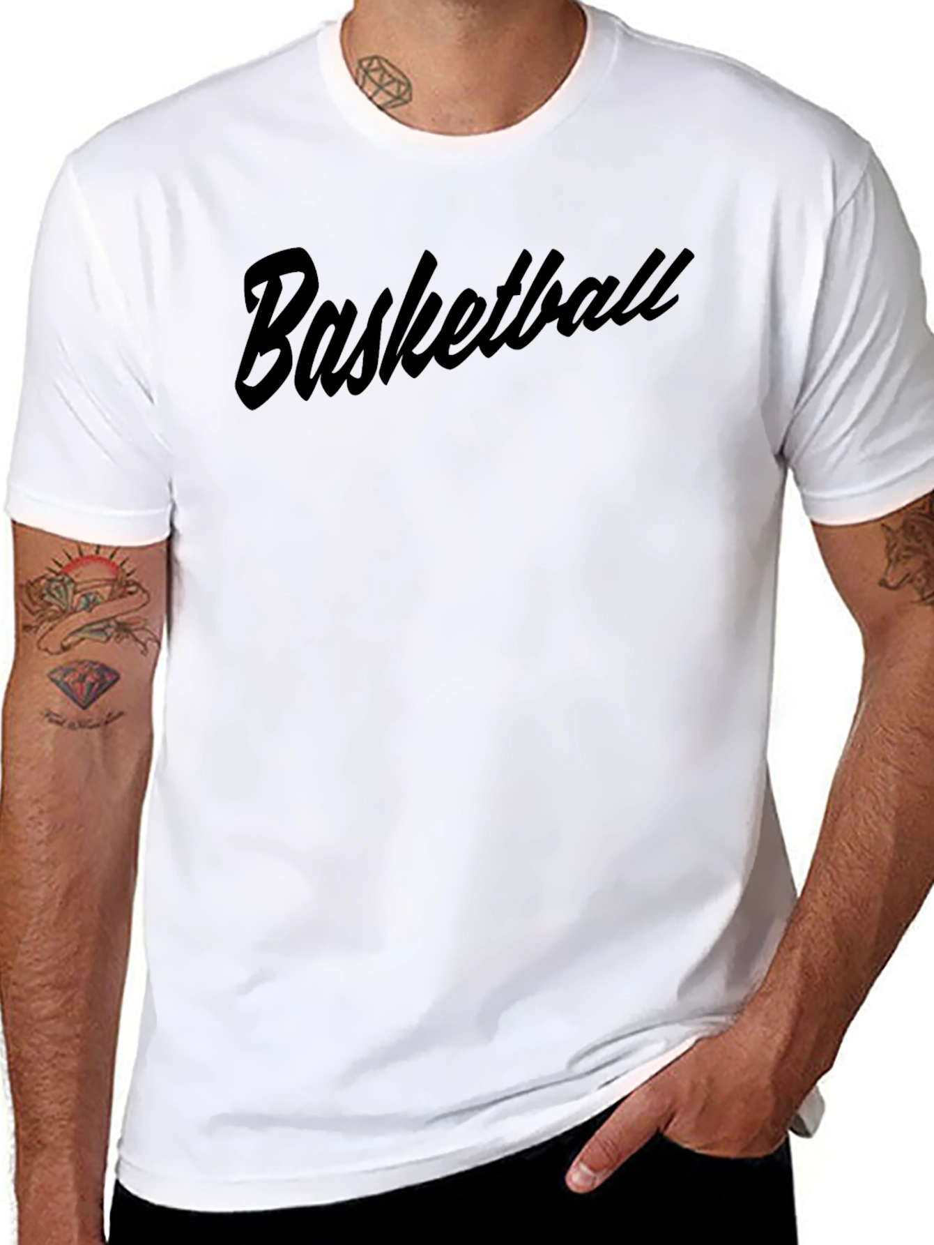 Basketball Graphic Tee - Soft Cotton Blend