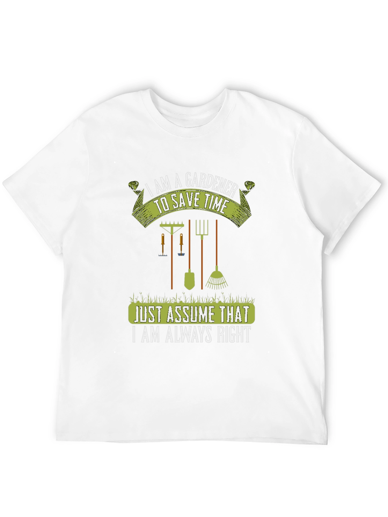 Gardener Always Right Graphic Tee - Black