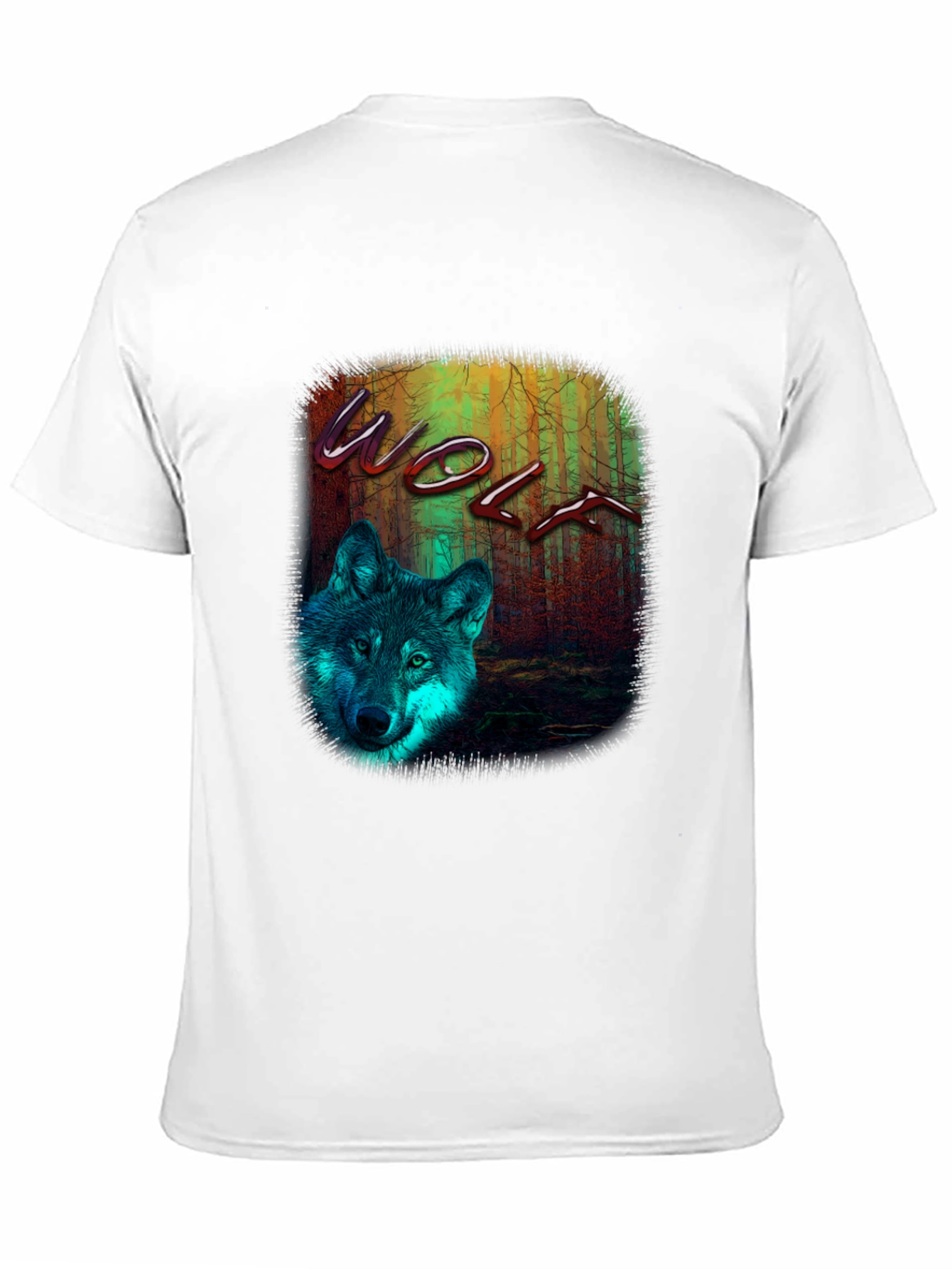 Wolf Graphic Print T-Shirt