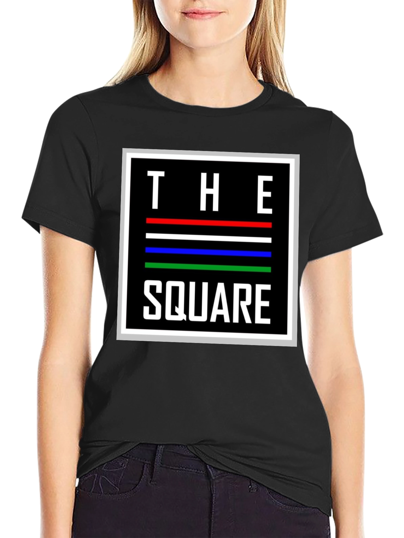 The Square Graphic T-Shirt - Modern Design