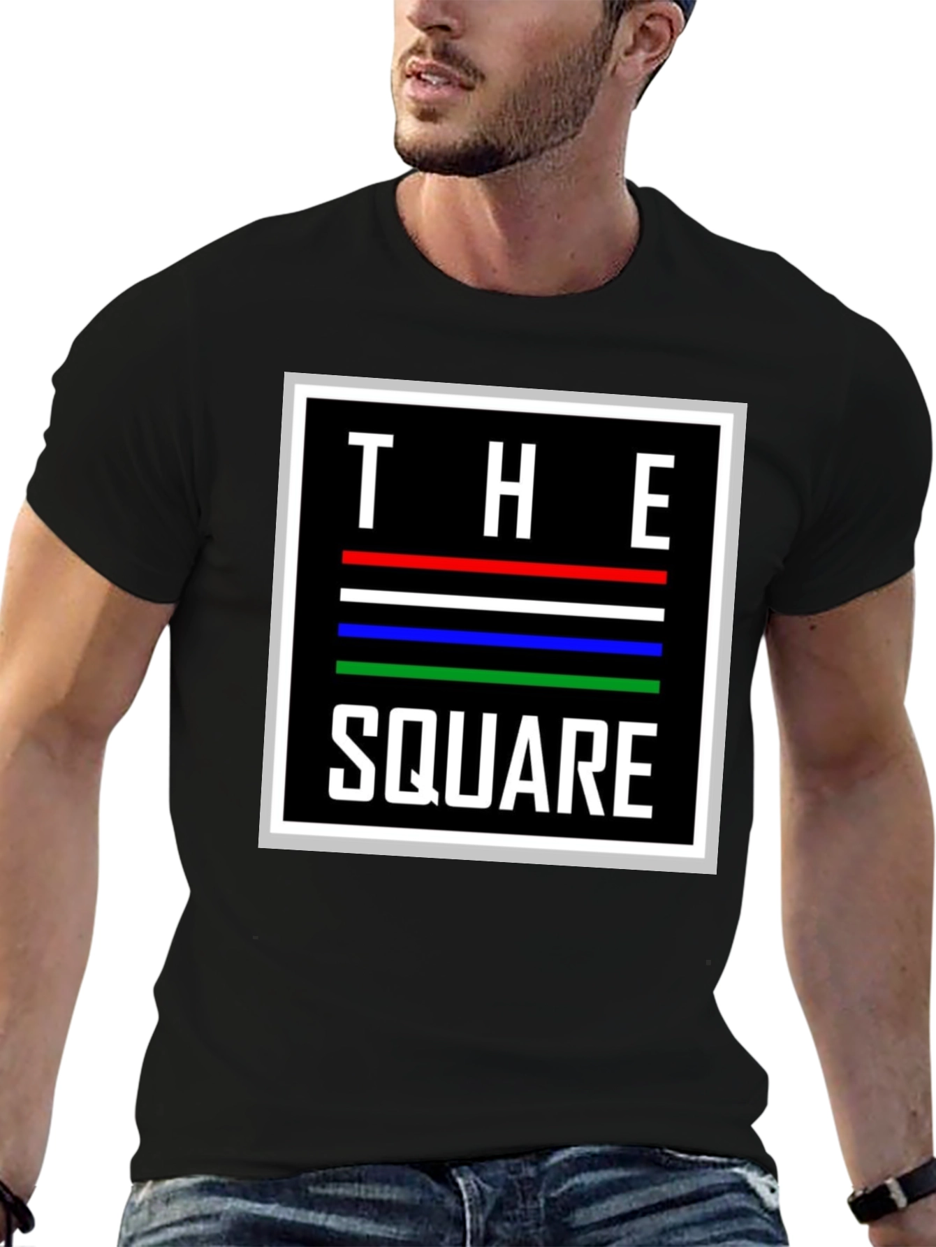 The Square Graphic T-Shirt - Modern Design