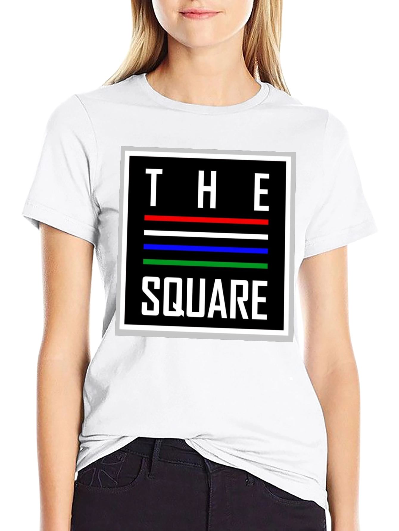 The Square Graphic T-Shirt - Modern Design