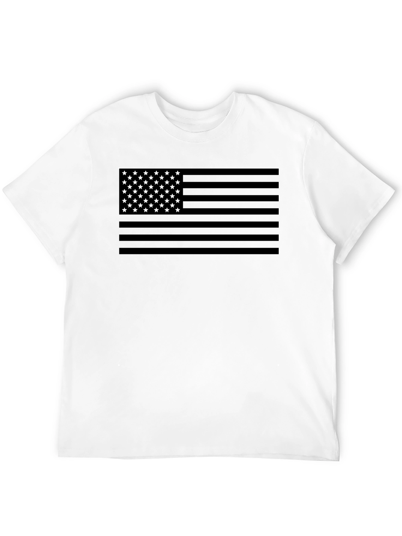 Stealth American Flag Black T-Shirt