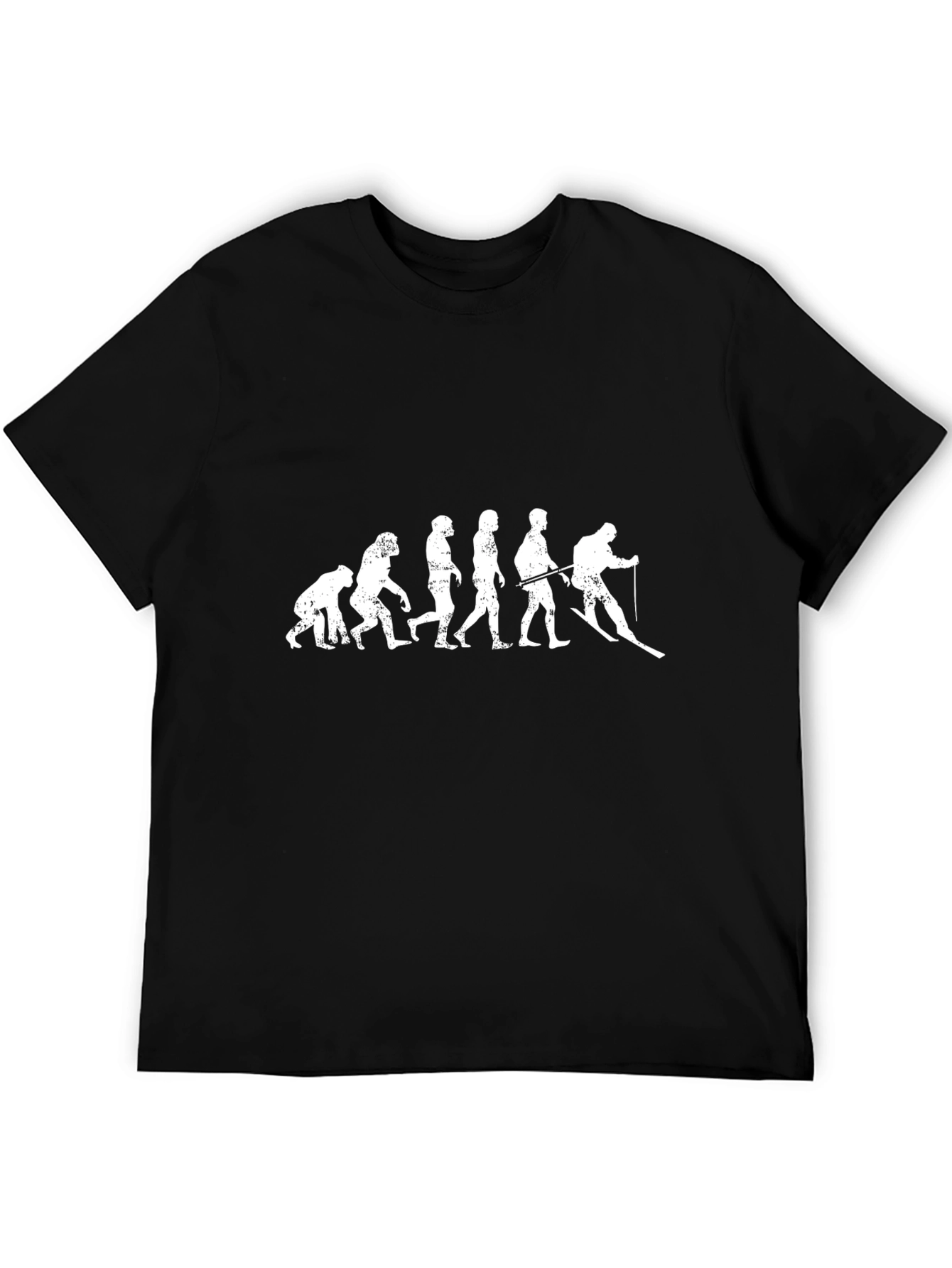 Ski Evolution Graphic Tee - Black T-Shirt