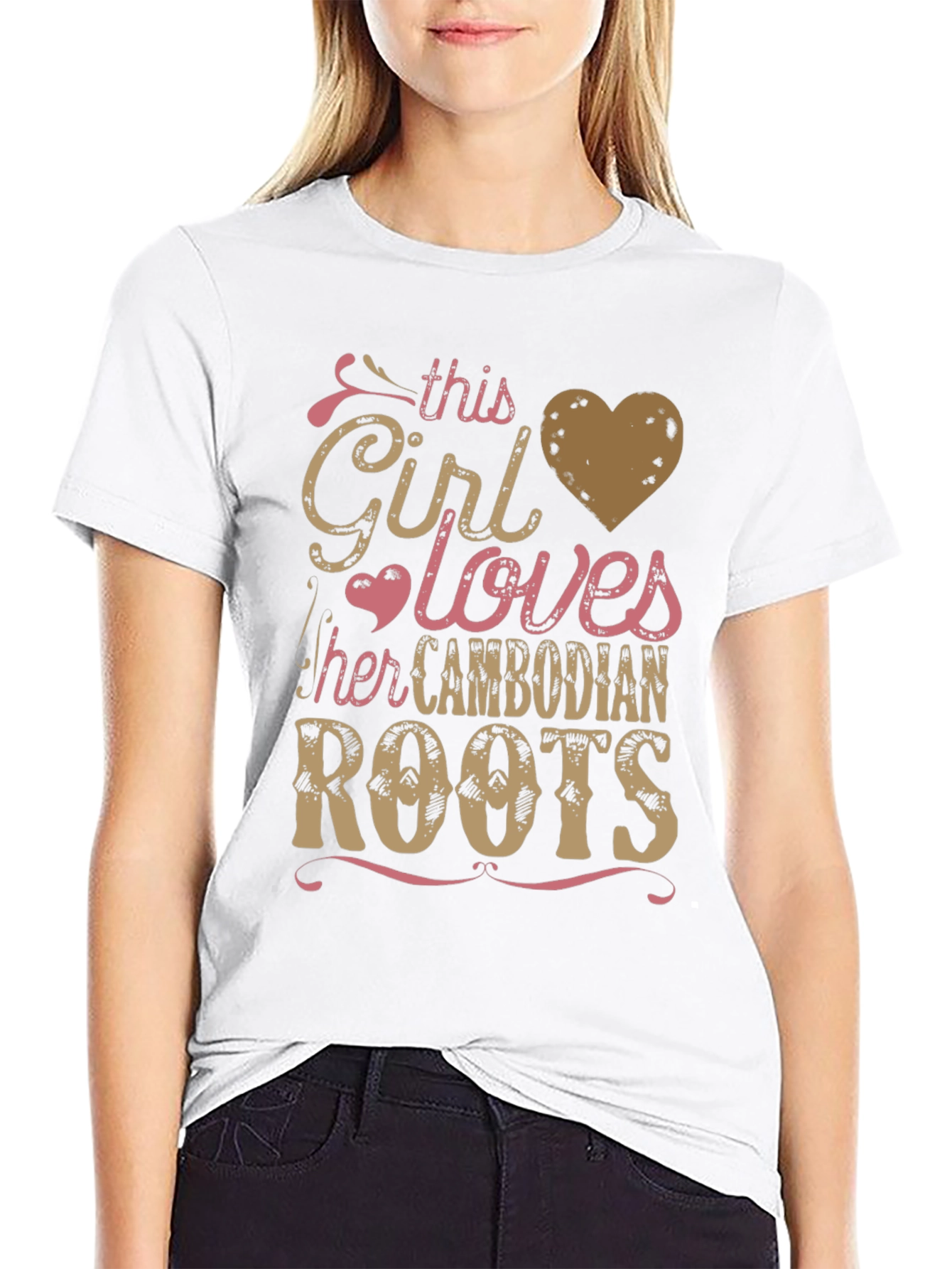Girl Loves Cambodian Roots T-Shirt