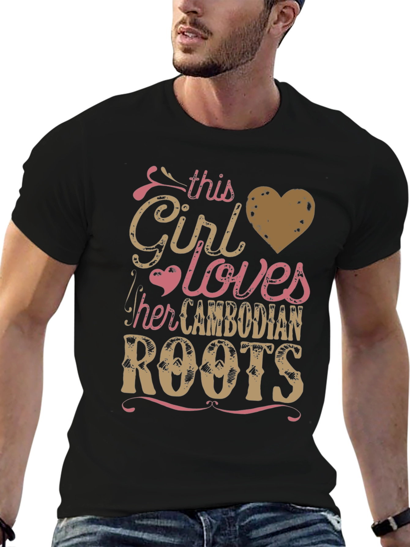 Girl Loves Cambodian Roots T-Shirt