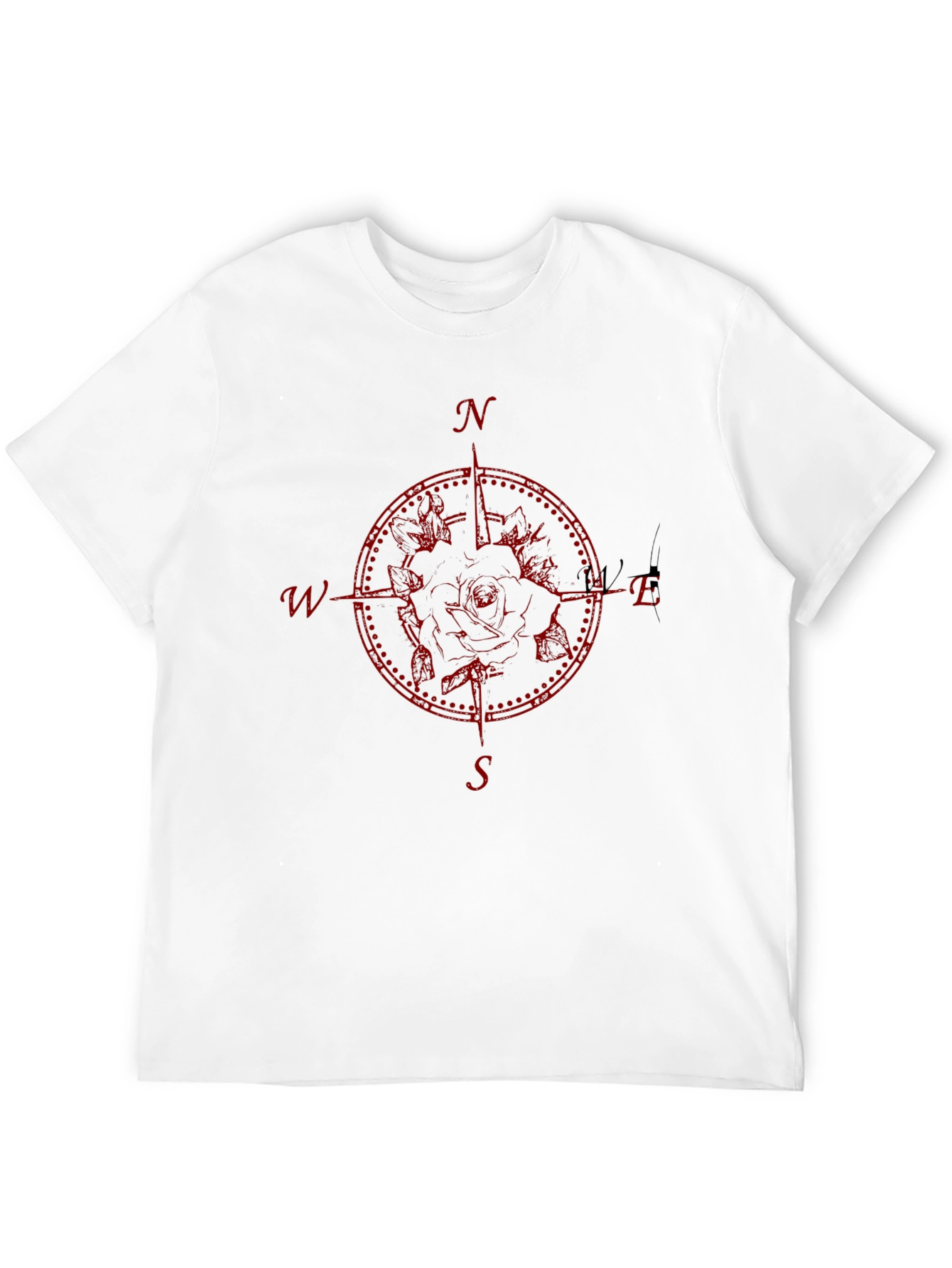 Compass Rose Graphic Tee - Mens Black T-Shirt