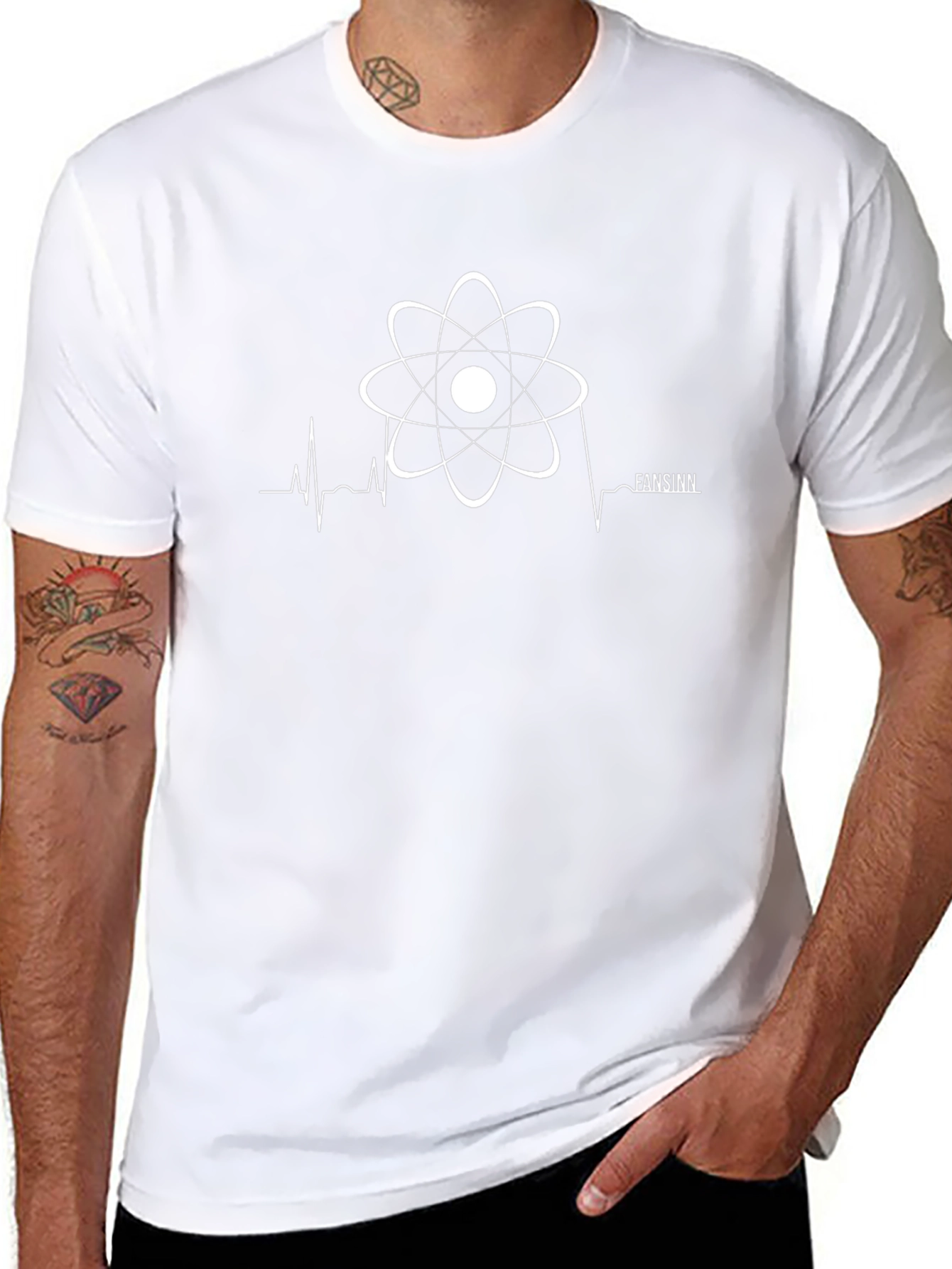 Science Heartbeat T-Shirt - Nerdy & Stylish