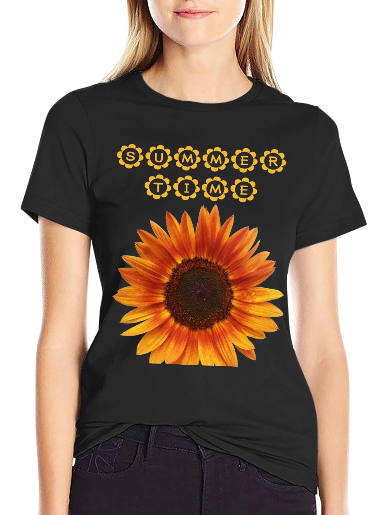 Sunflower Summer Time Graphic Tee