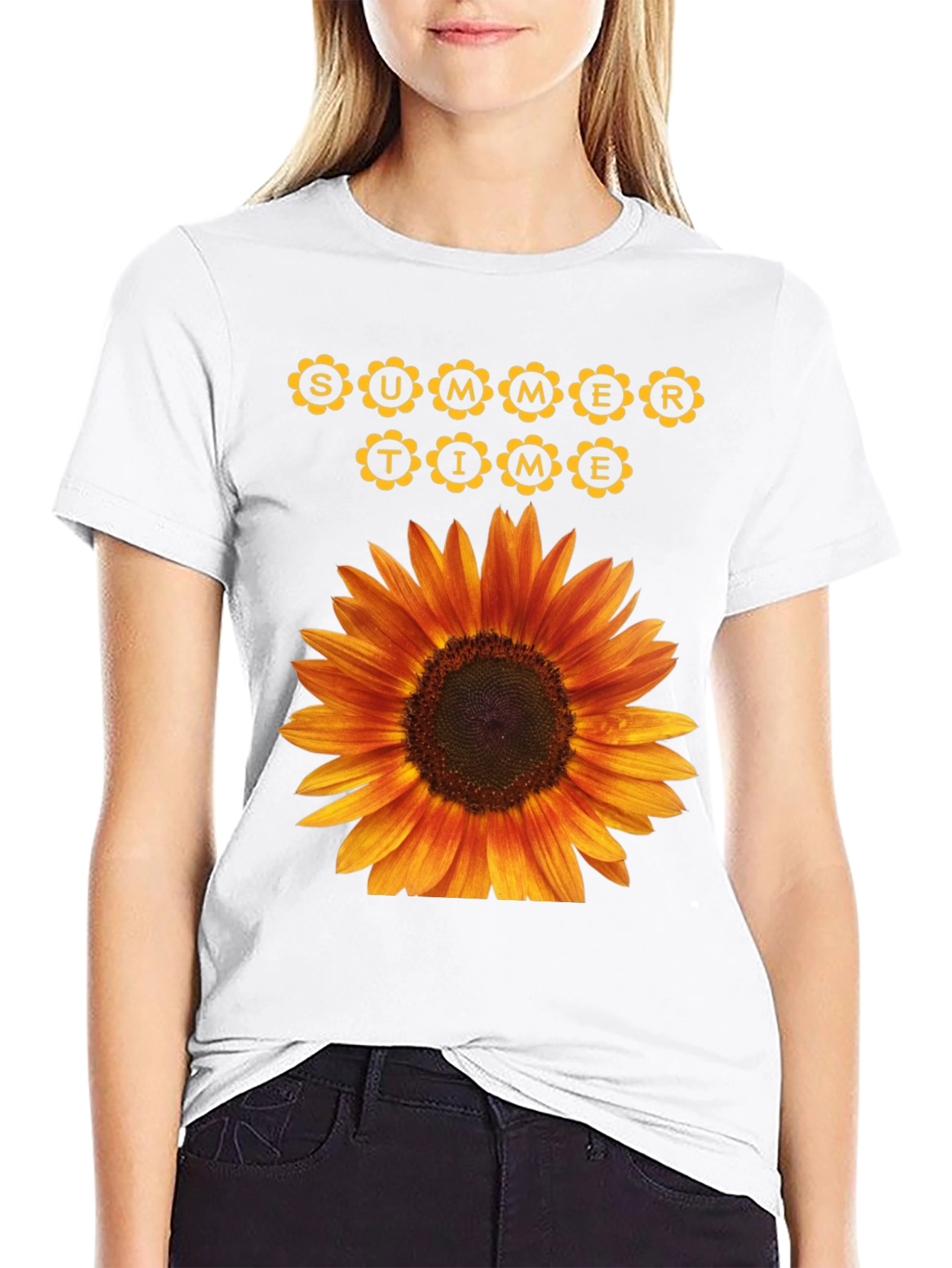 Sunflower Summer Time Graphic Tee