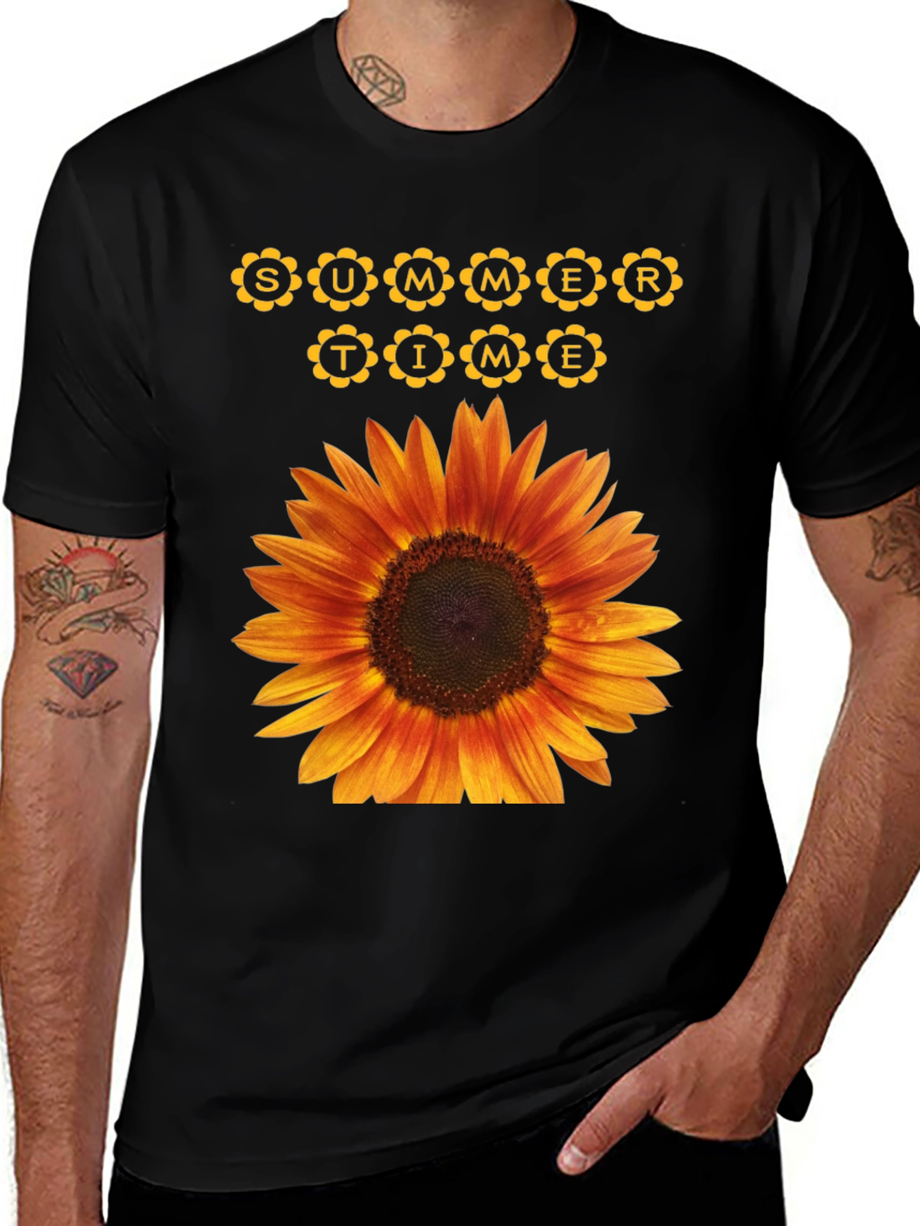 Sunflower Summer Time Graphic Tee