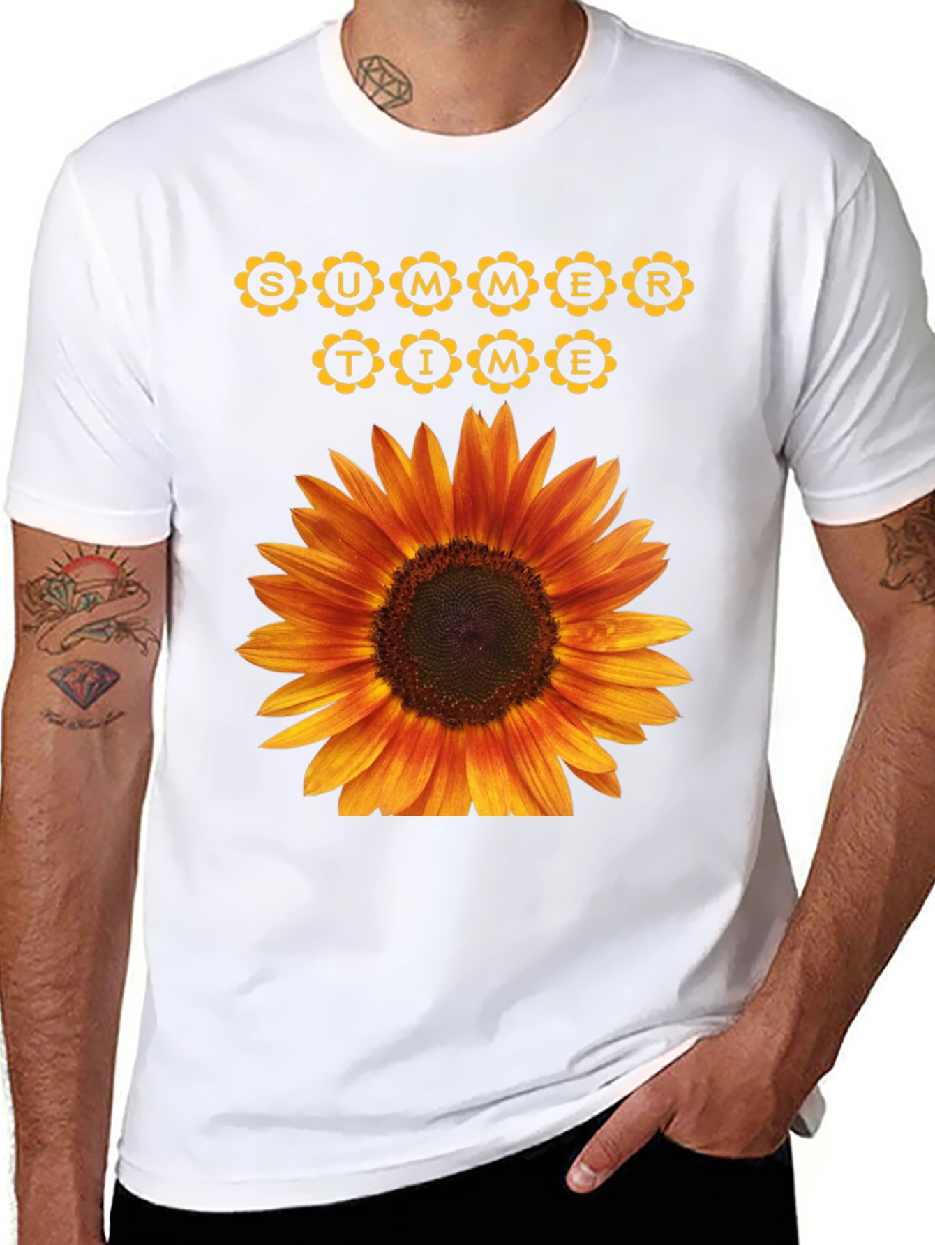 Sunflower Summer Time Graphic Tee