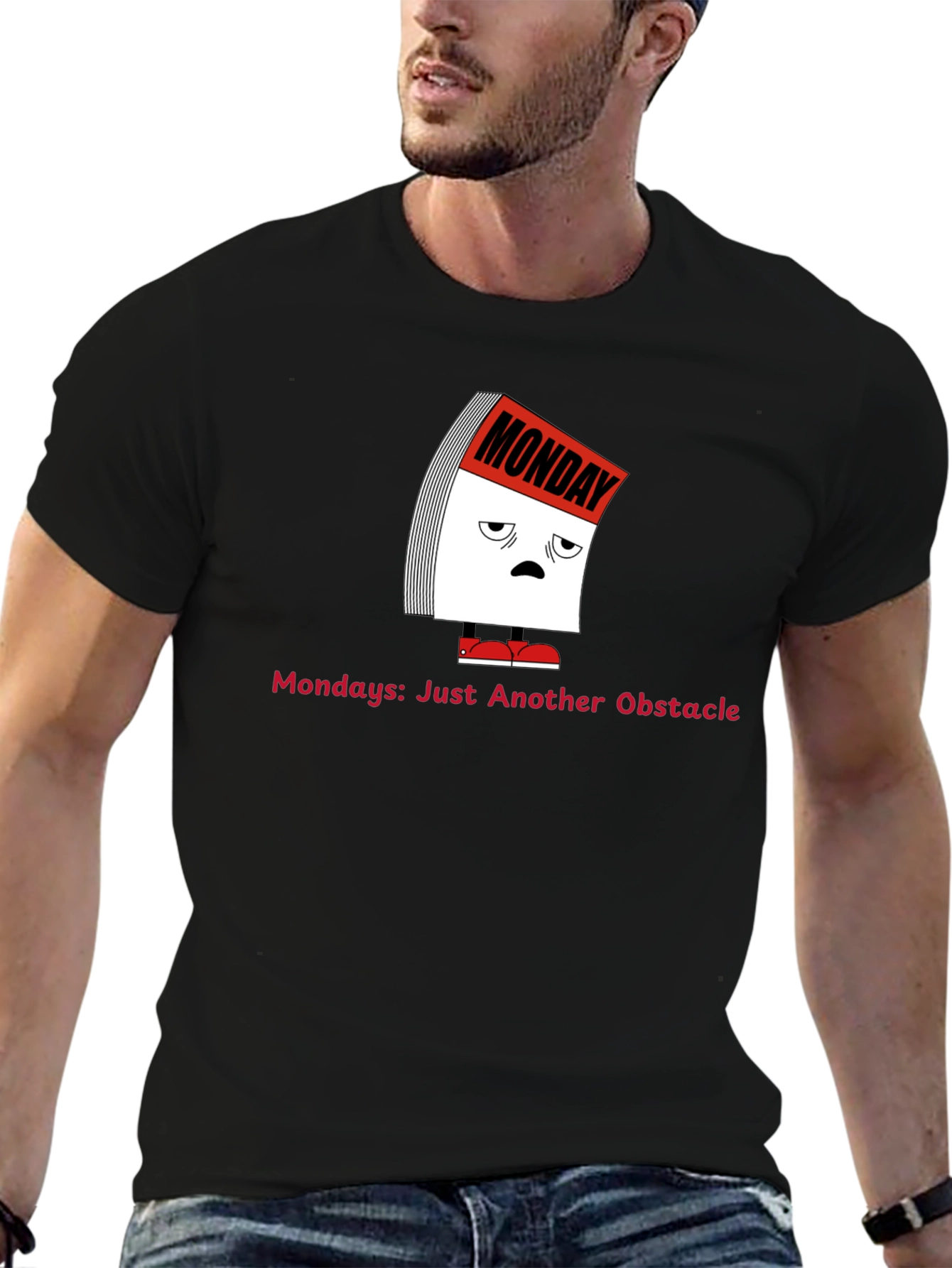 Monday Blues Graphic Tee - Just Another Obstacle