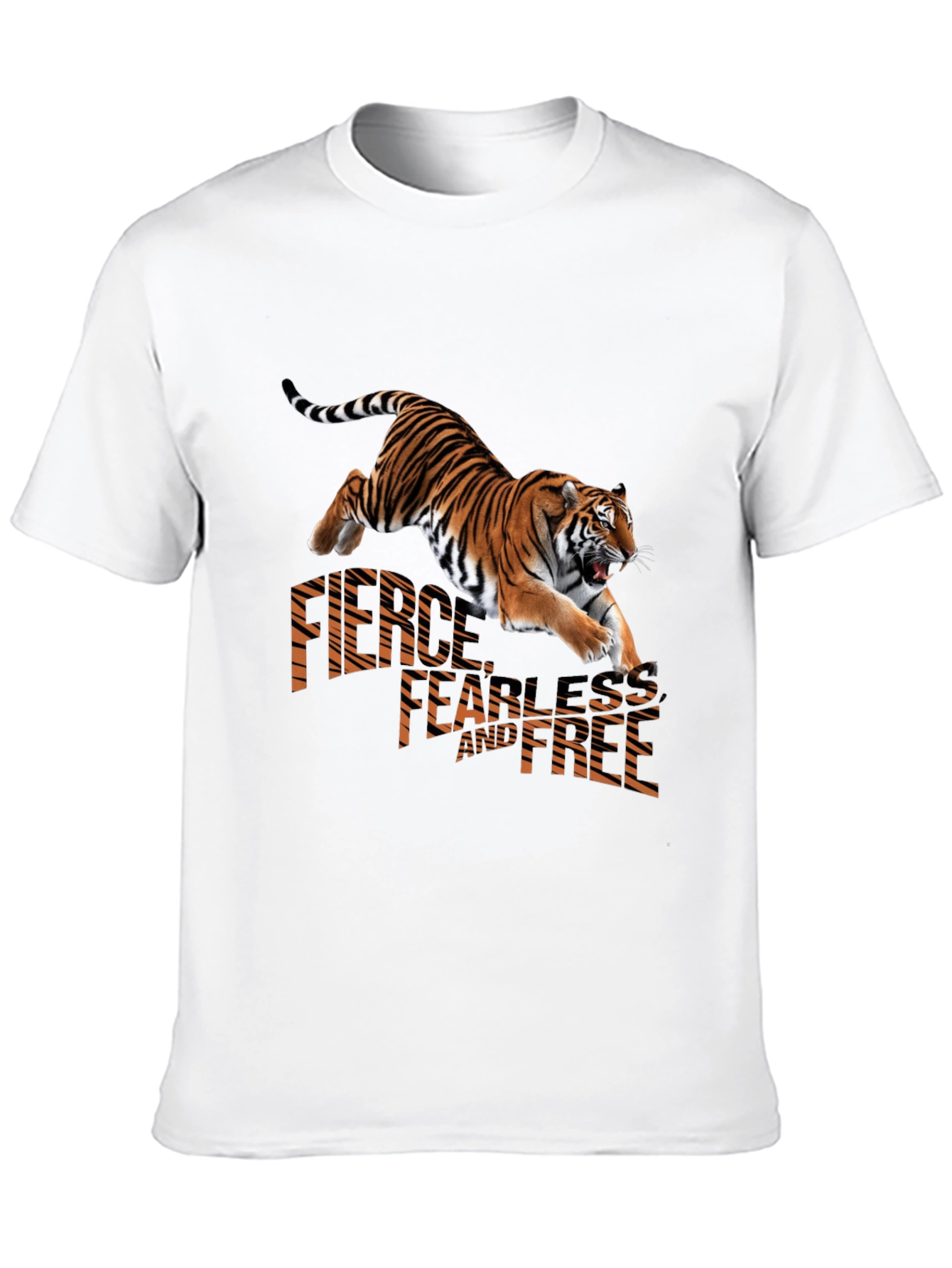 Fierce Tiger Graphic Tee - Bold Streetwear Style