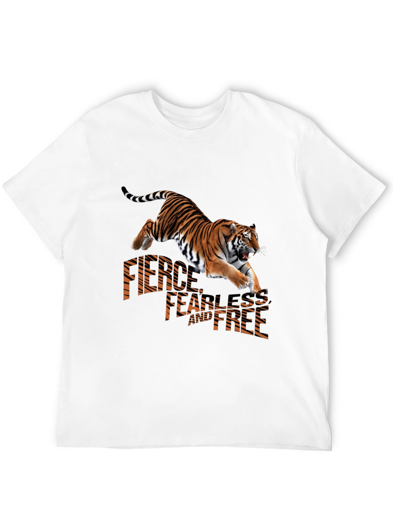 Fierce Tiger Graphic Tee - Bold Streetwear Style
