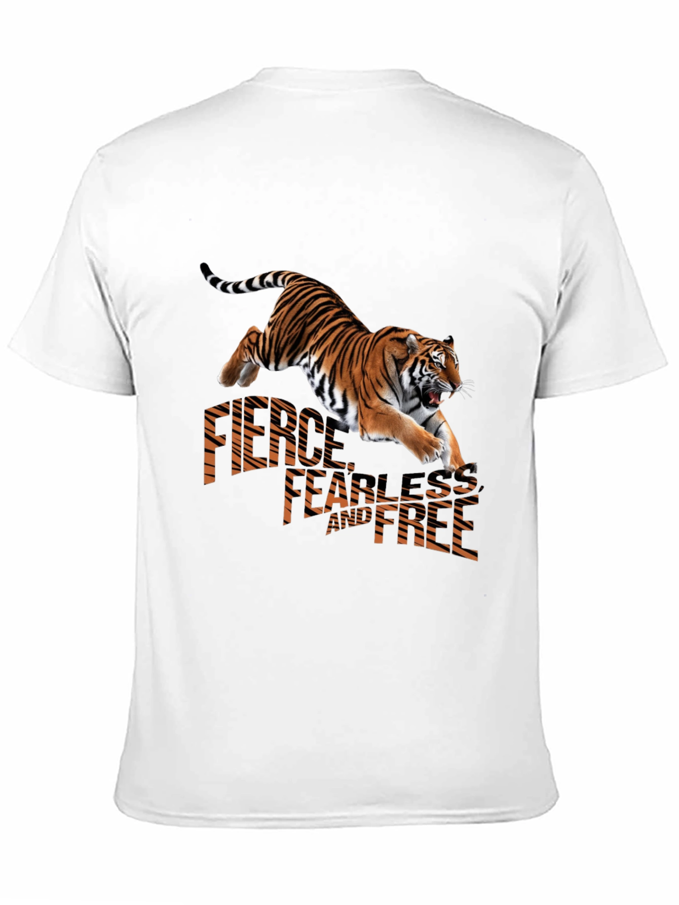 Fierce Tiger Graphic Tee - Bold Streetwear Style