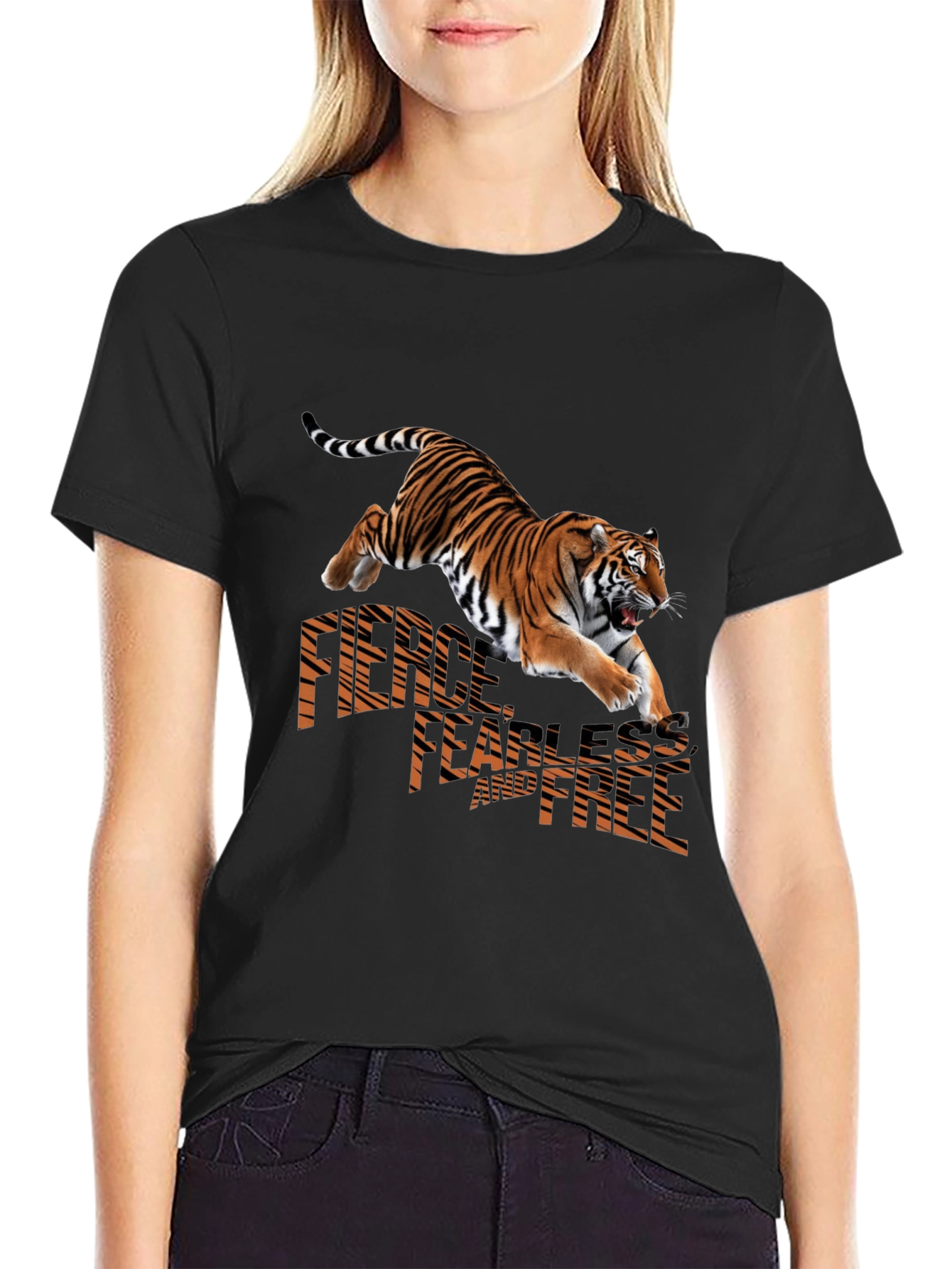Fierce Tiger Graphic Tee - Bold Streetwear Style