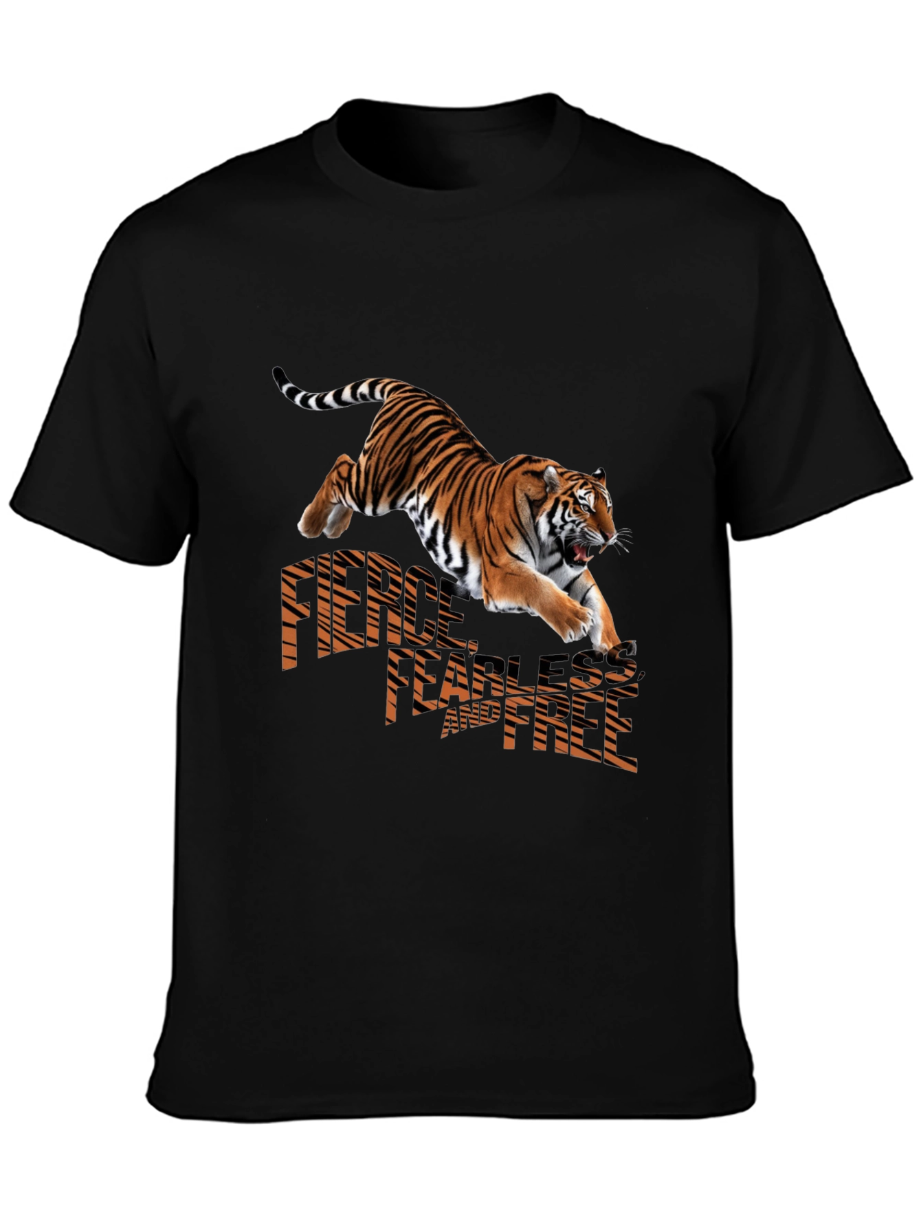 Fierce Tiger Graphic Tee - Bold Streetwear Style