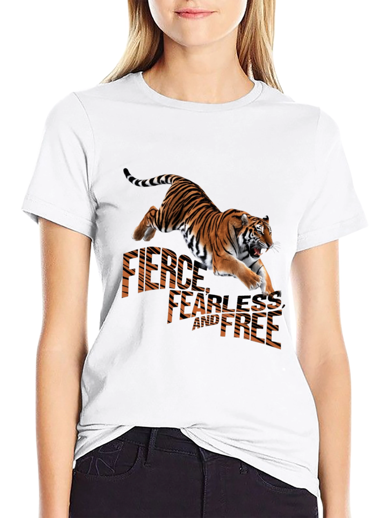Fierce Tiger Graphic Tee - Bold Streetwear Style