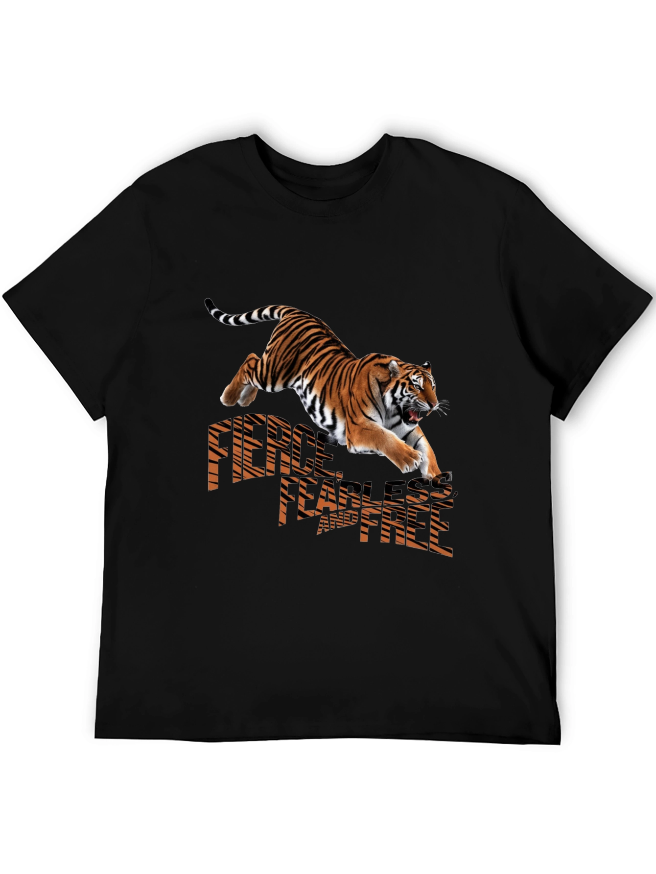 Fierce Tiger Graphic Tee - Bold Streetwear Style