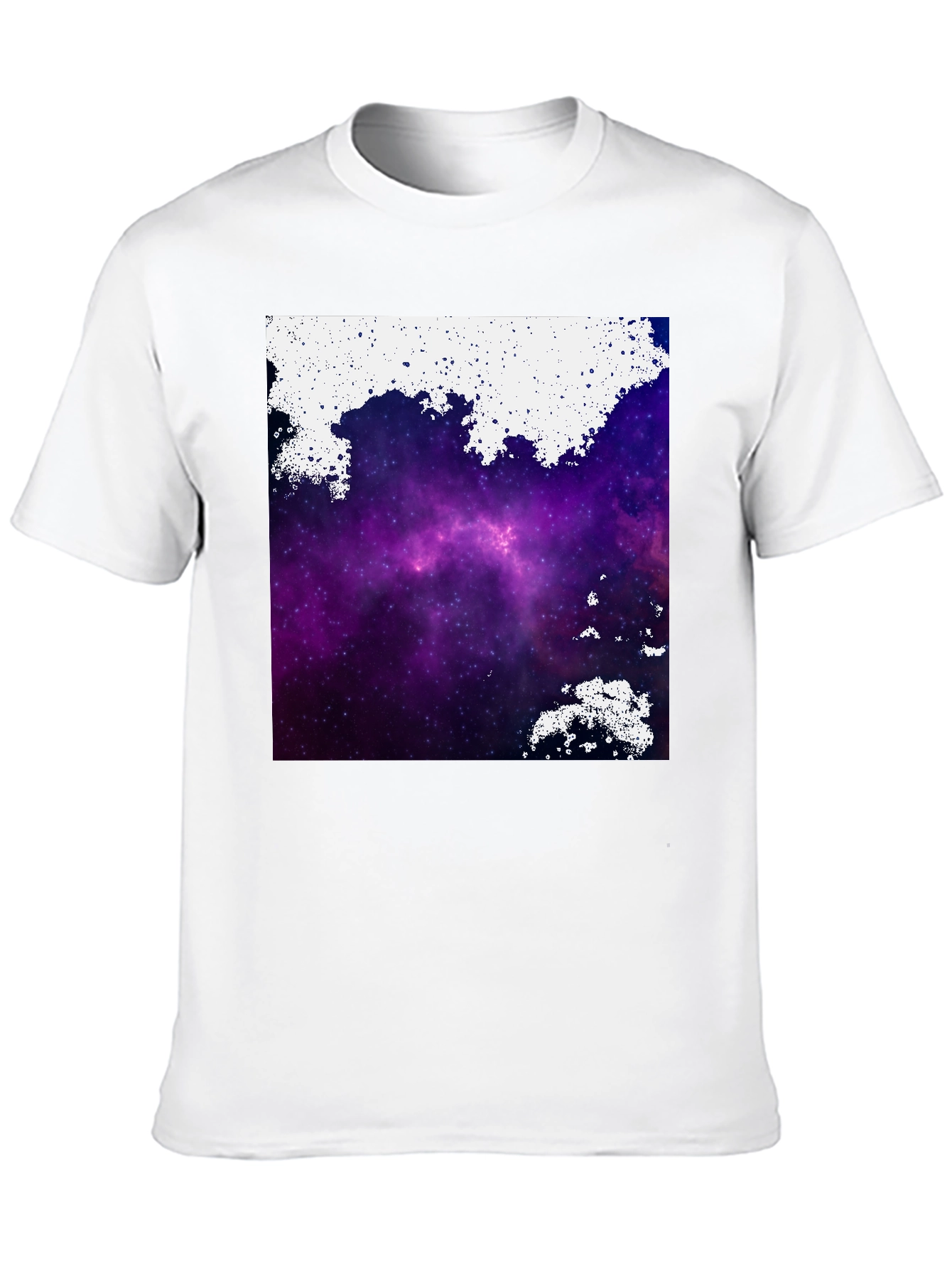 Galaxy Print Black T-Shirt