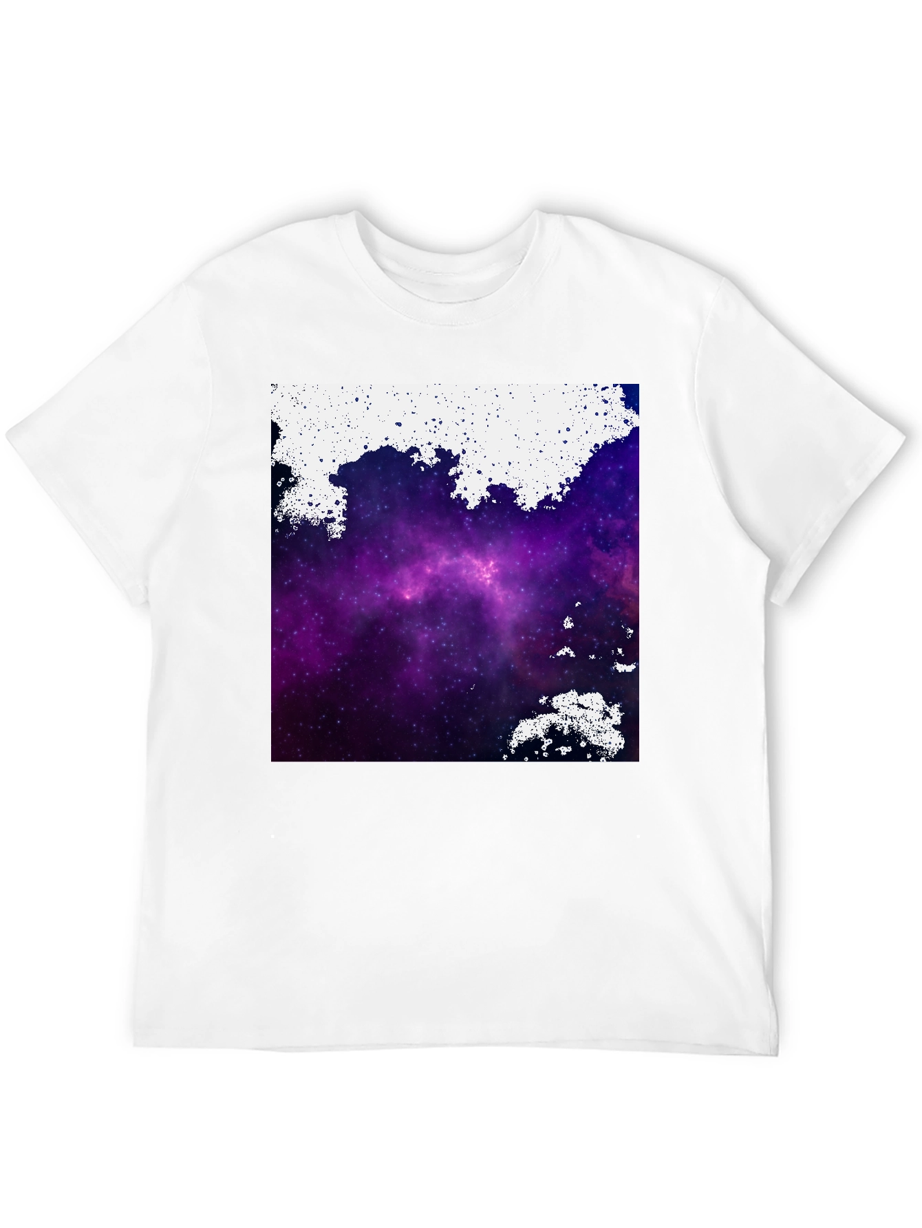 Galaxy Print Black T-Shirt