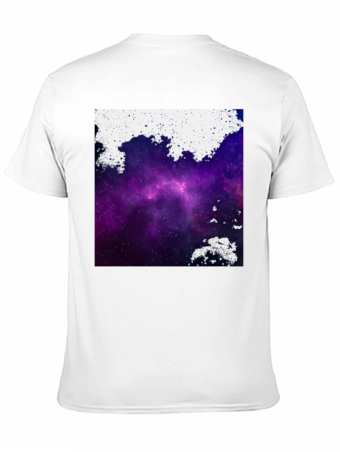 Galaxy Print Black T-Shirt