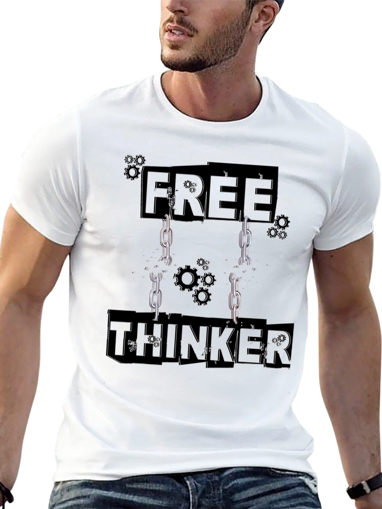 Free Thinker Graphic T-Shirt