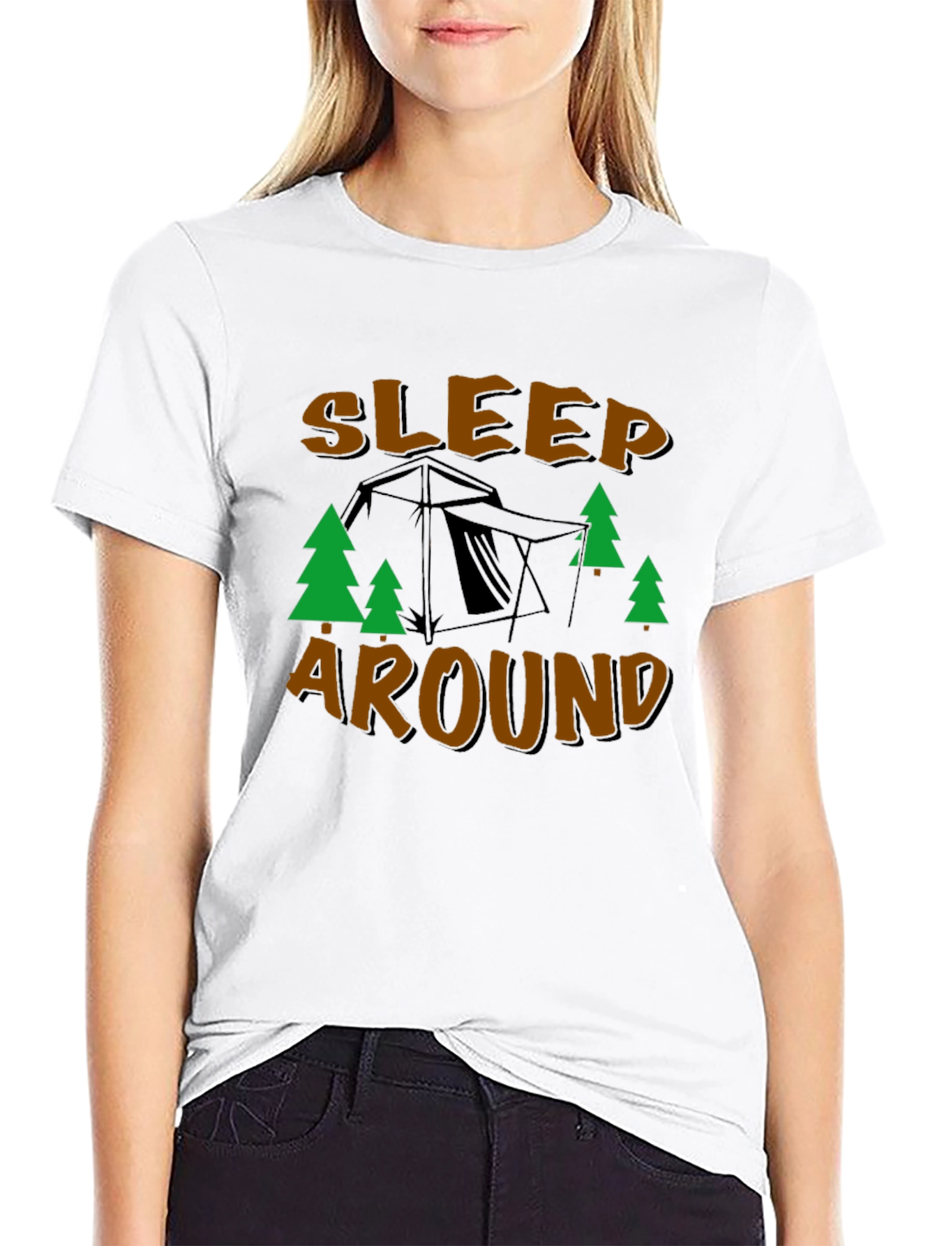 Sleep Around Camping T-Shirt