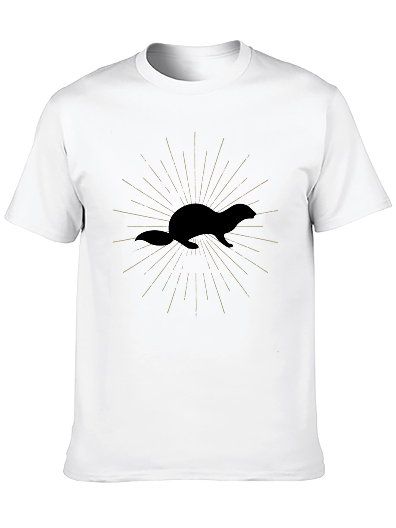 Retro Ferret Graphic T-Shirt - Classic Style