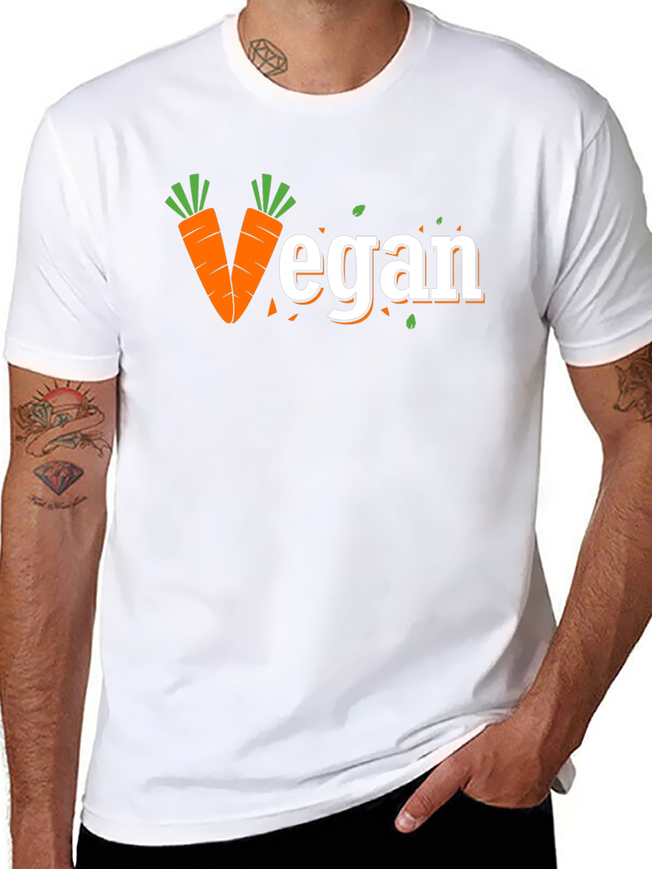 Vegan Carrot Graphic Tee