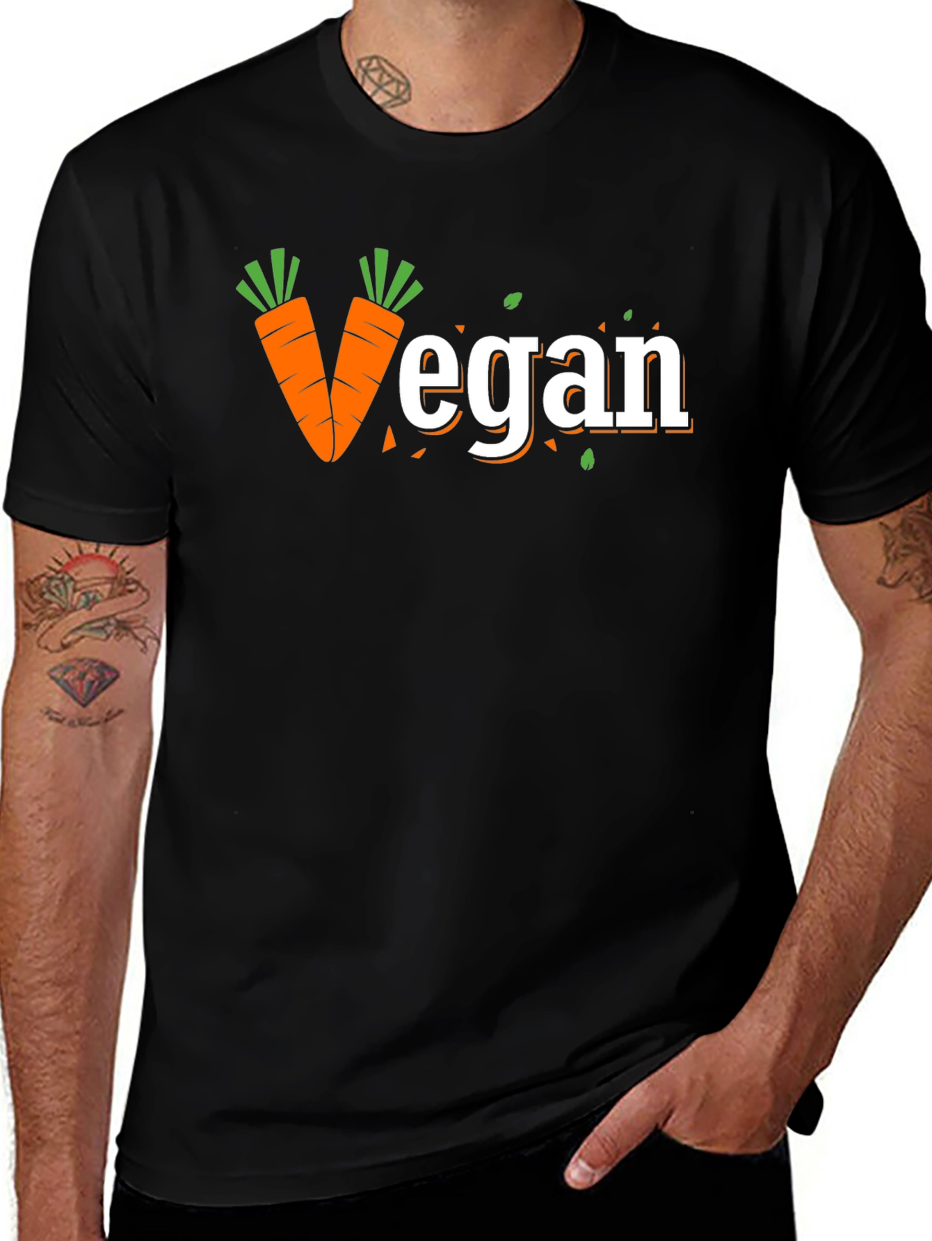 Vegan Carrot Graphic Tee