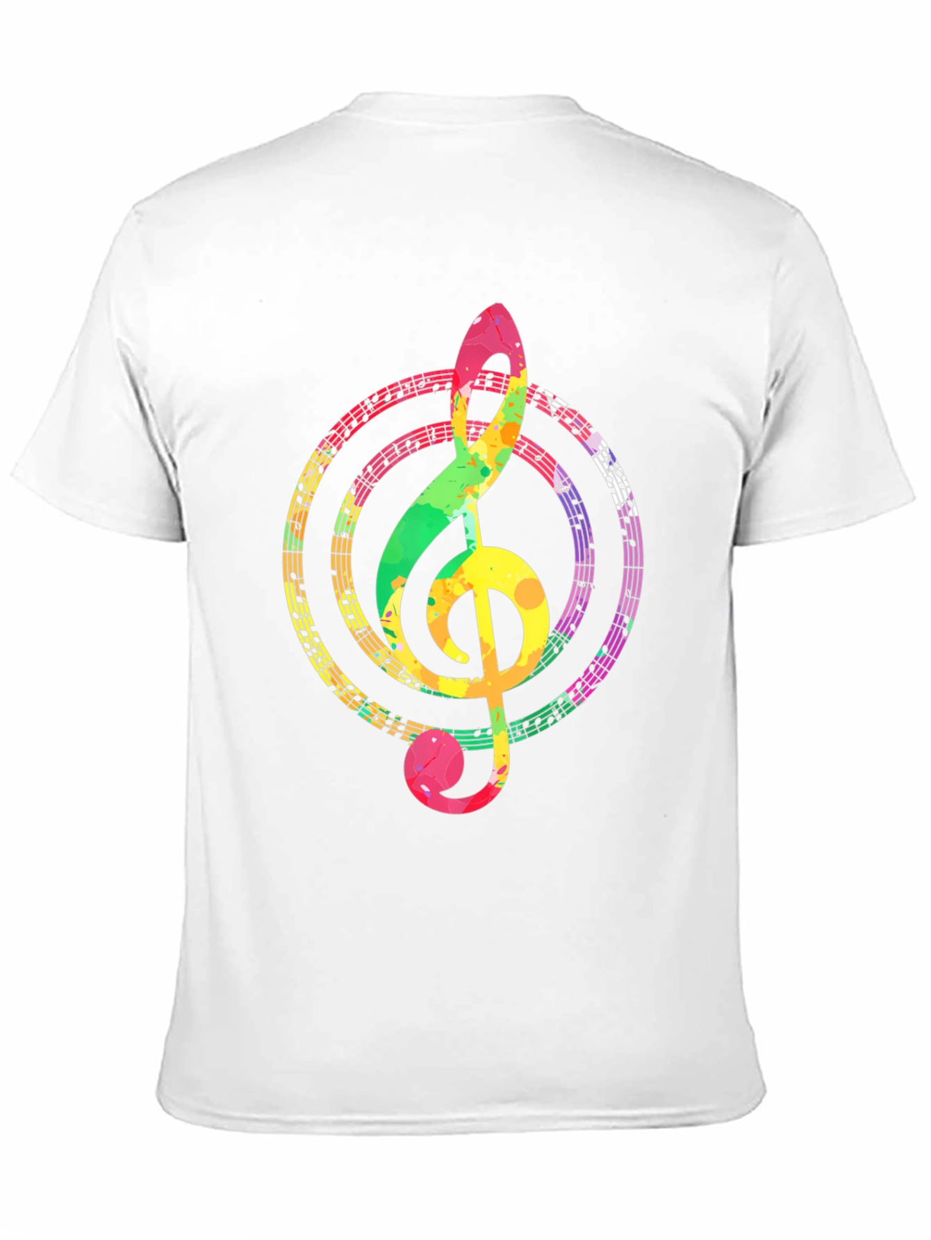 Colorful Music Note T-Shirt