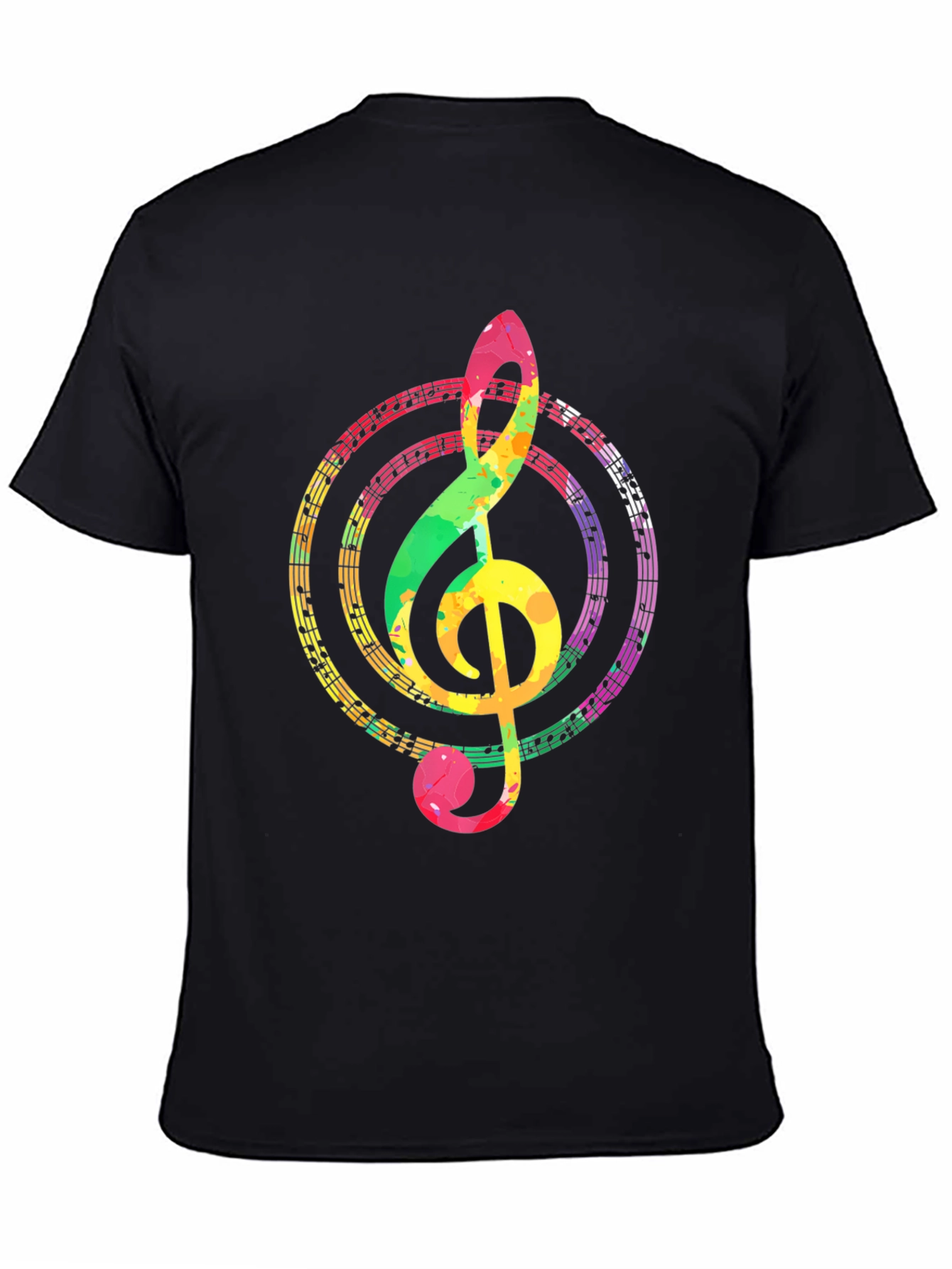 Colorful Music Note T-Shirt