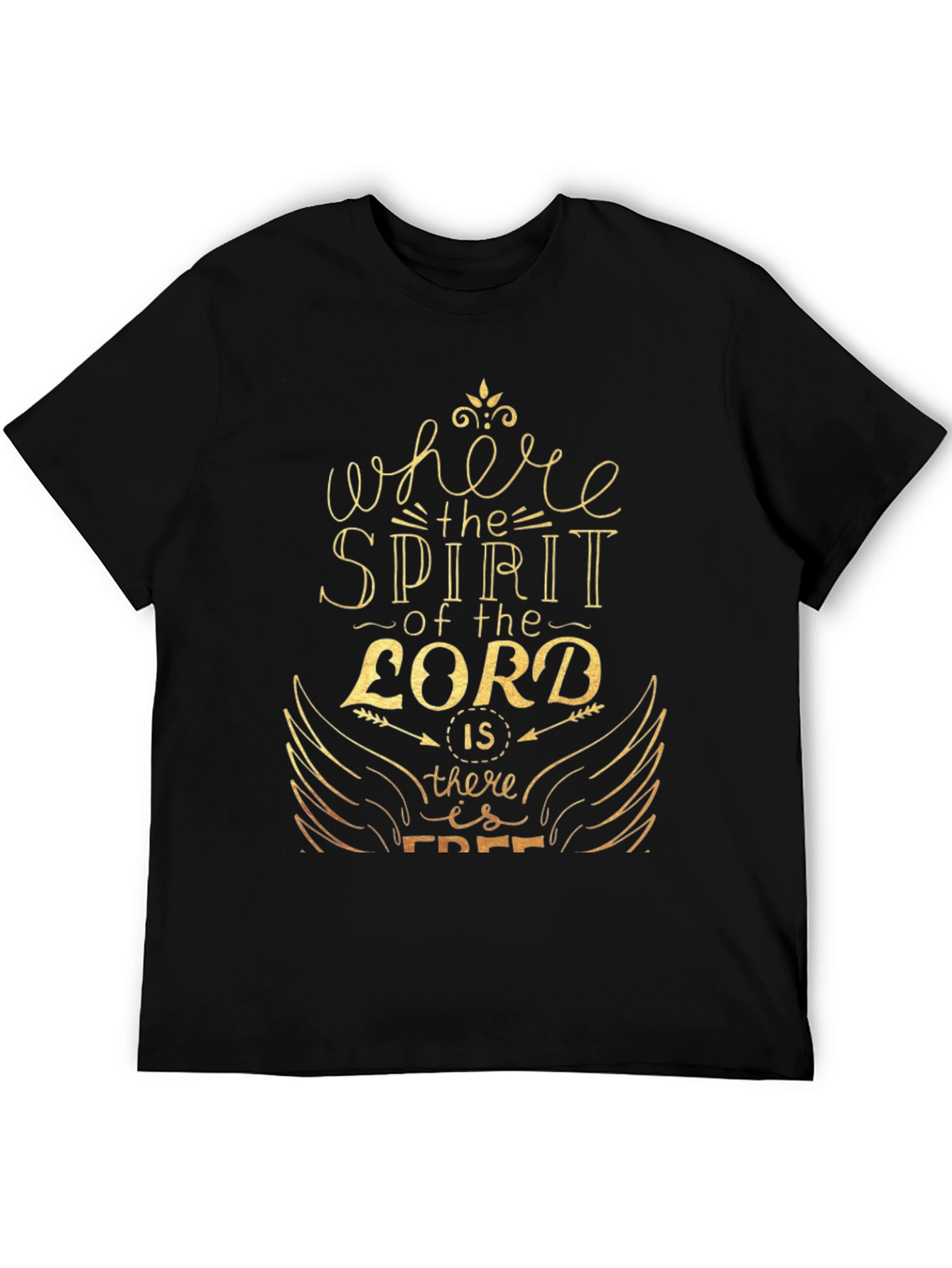 Inspirational Spirit of the Lord Graphic T-Shirt